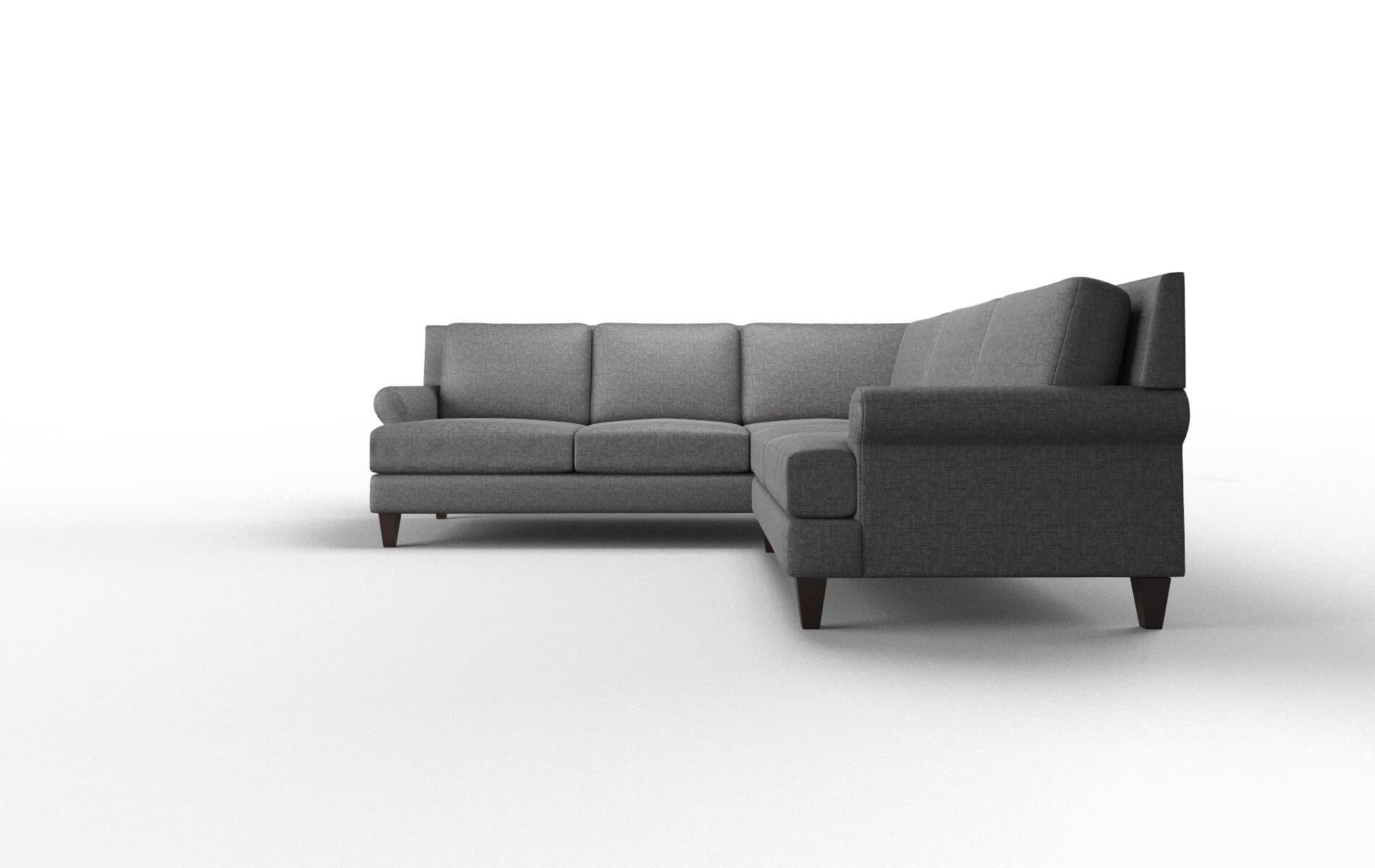Stockholm Sosoftness 51 Sectional espresso legs 5
