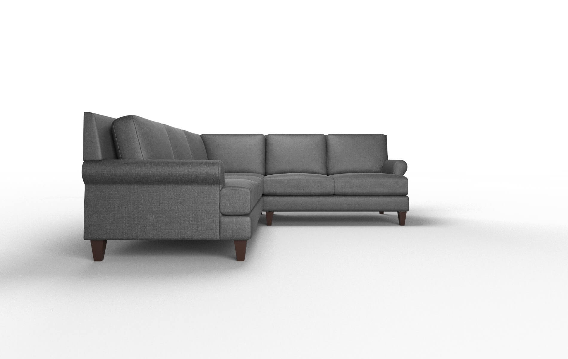 Stockholm Sosoftness 54 Sectional espresso legs 2