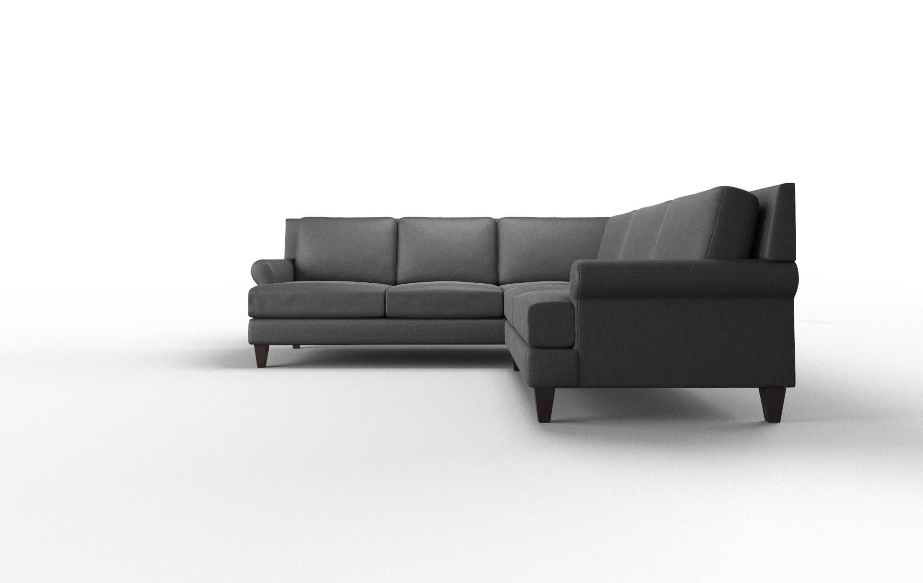 Stockholm Sosoftness 54 Sectional espresso legs 5