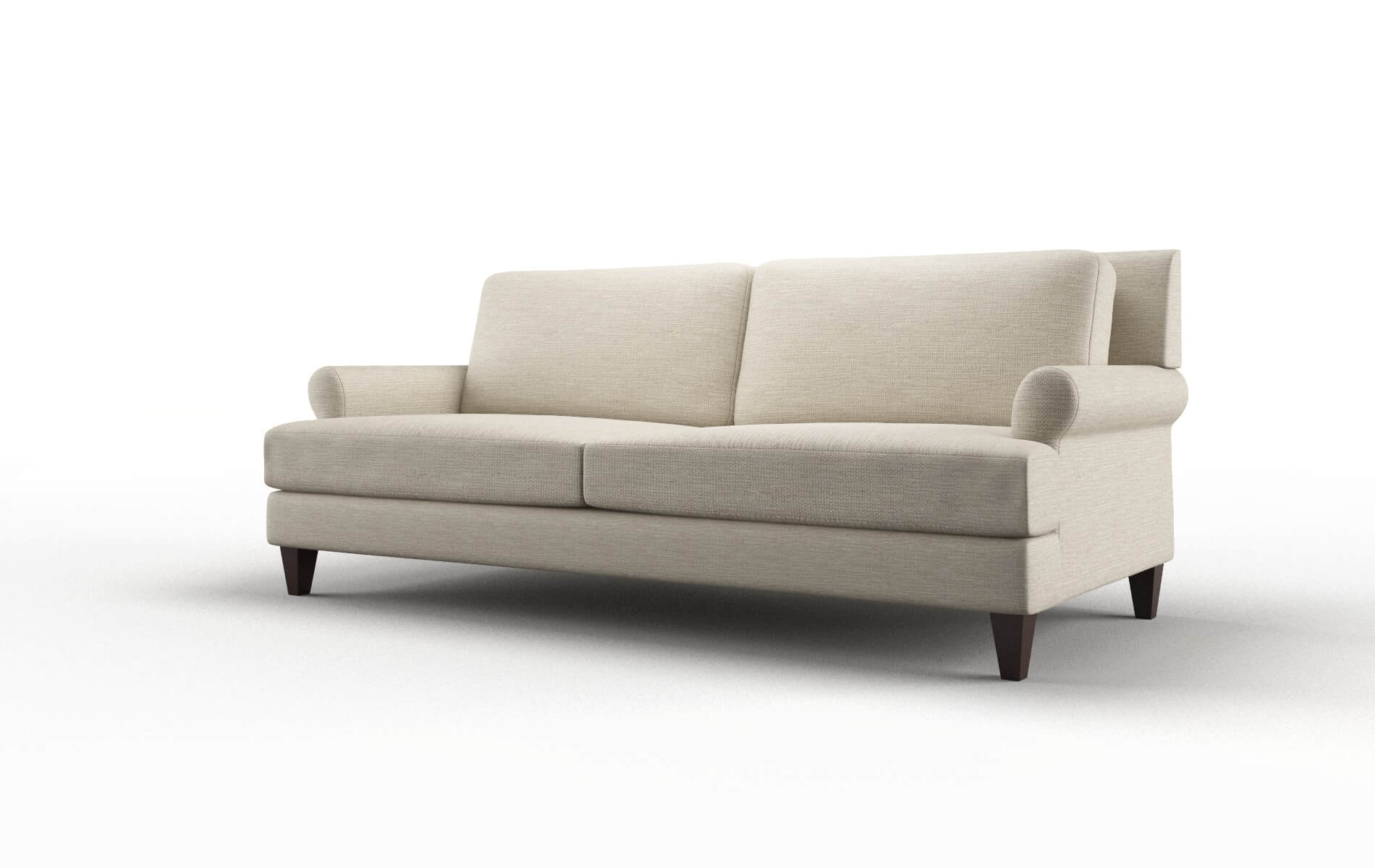 Stockholm Sosoftness 72 Sofa espresso legs 4