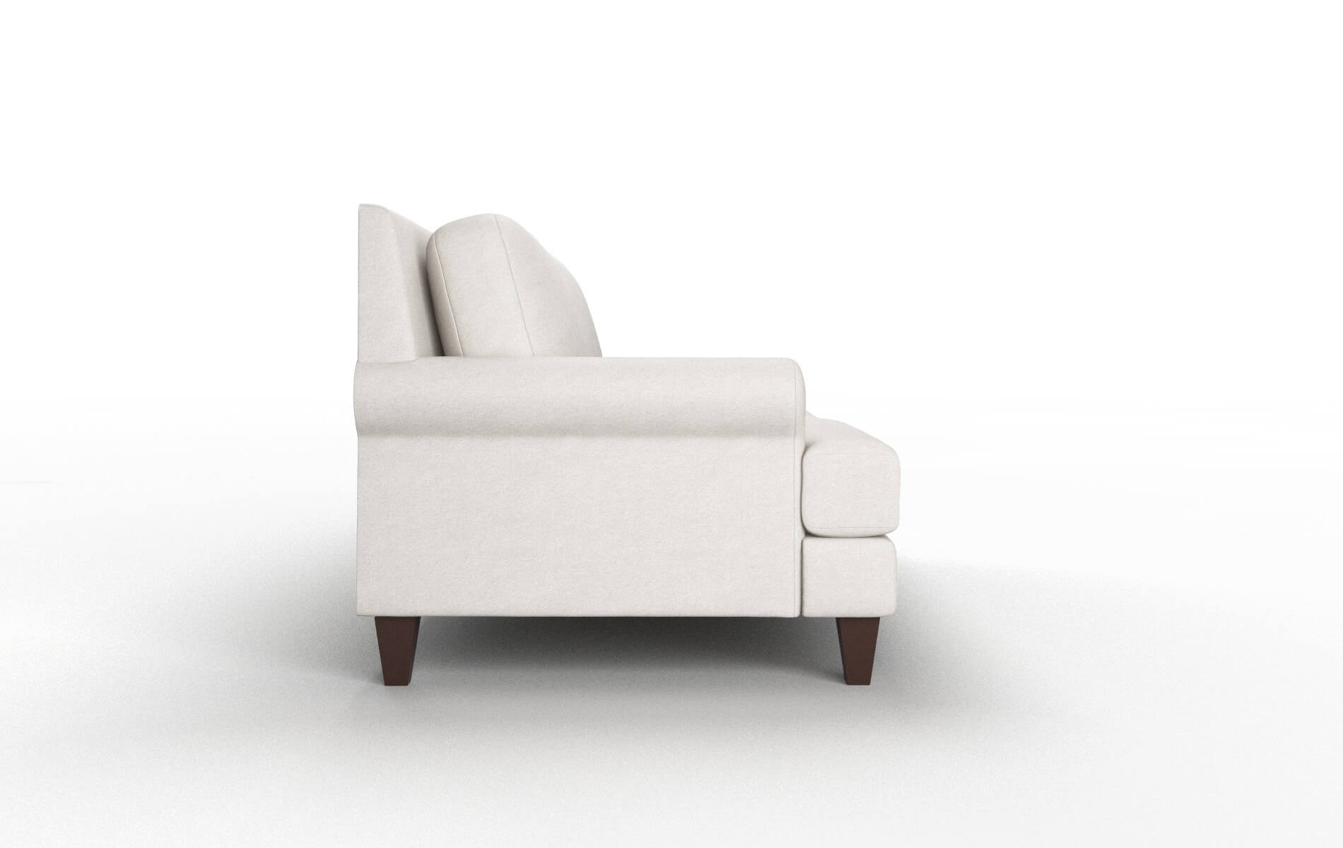 Stockholm Suave Dove Sofa espresso legs 3