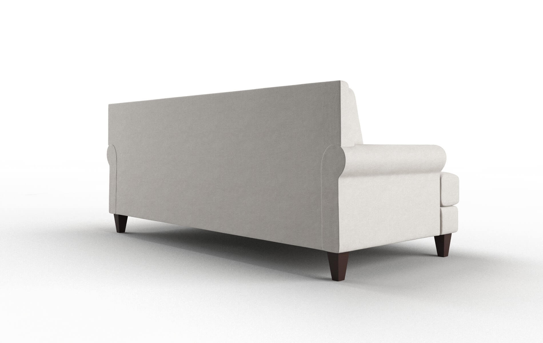 Stockholm Suave Dove Sofa espresso legs 5