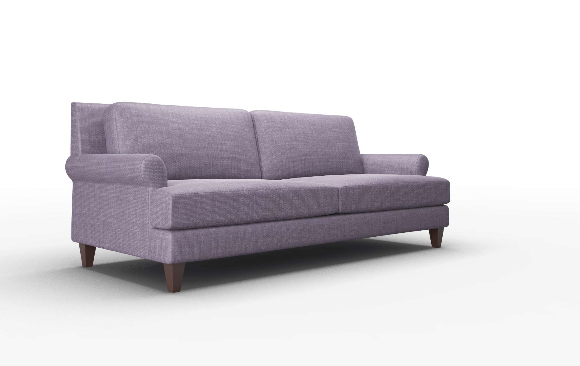 Stockholm Tess Blackberry Sofa espresso legs 2
