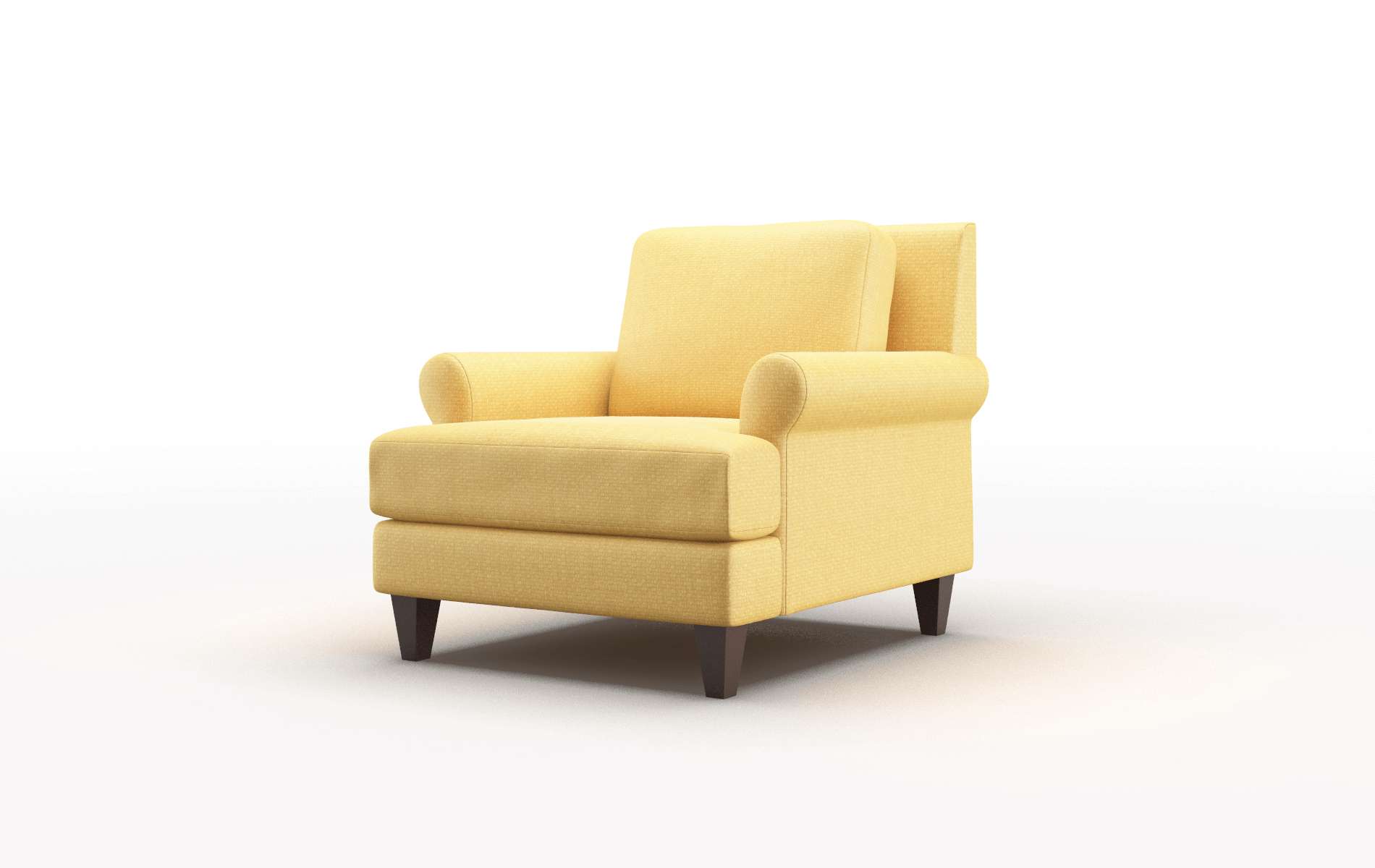 Stockholm Tess Turmeric Chair espresso legs 4