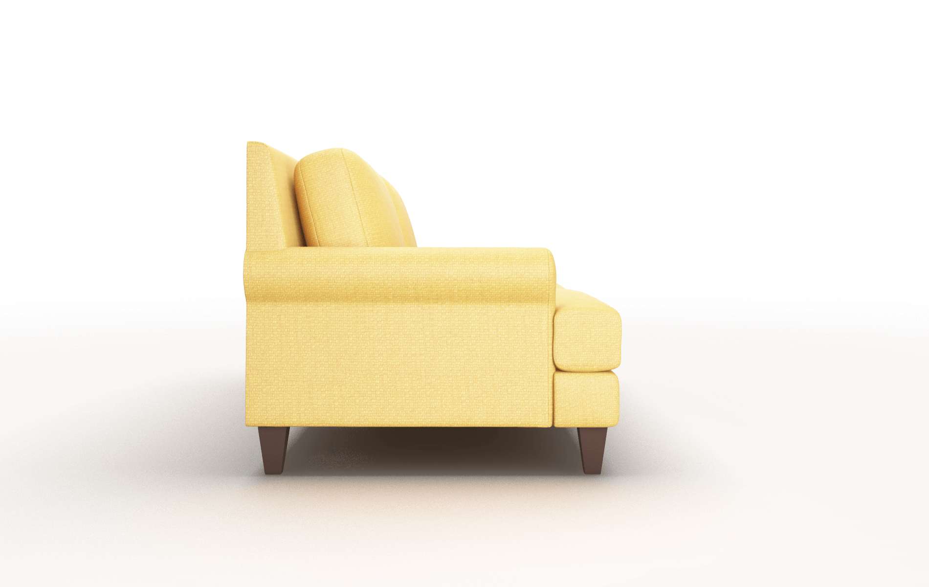 Stockholm Tess Turmeric Sofa espresso legs 3