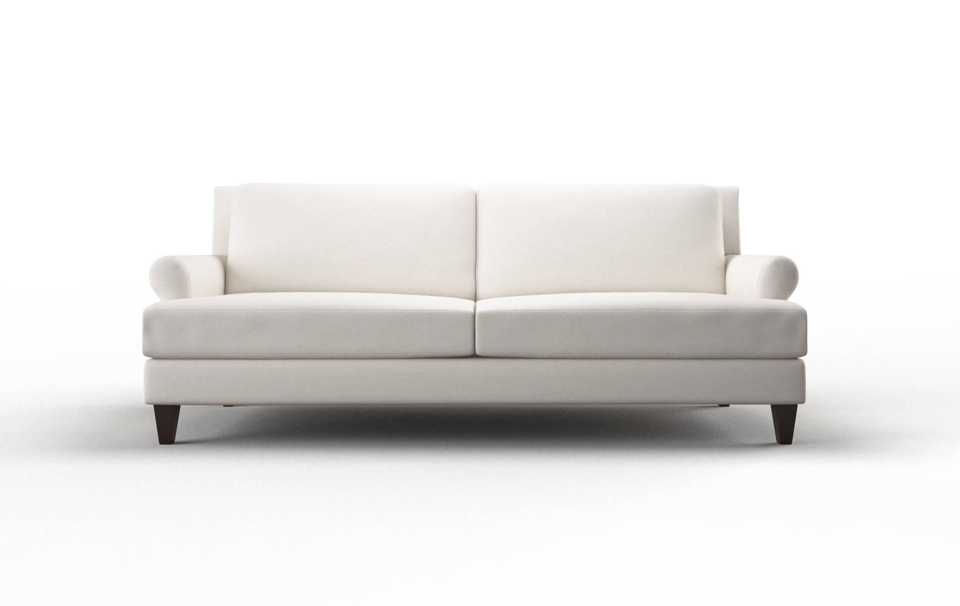 Stockholm Venice eggshell Sofa Espresso Legs  1