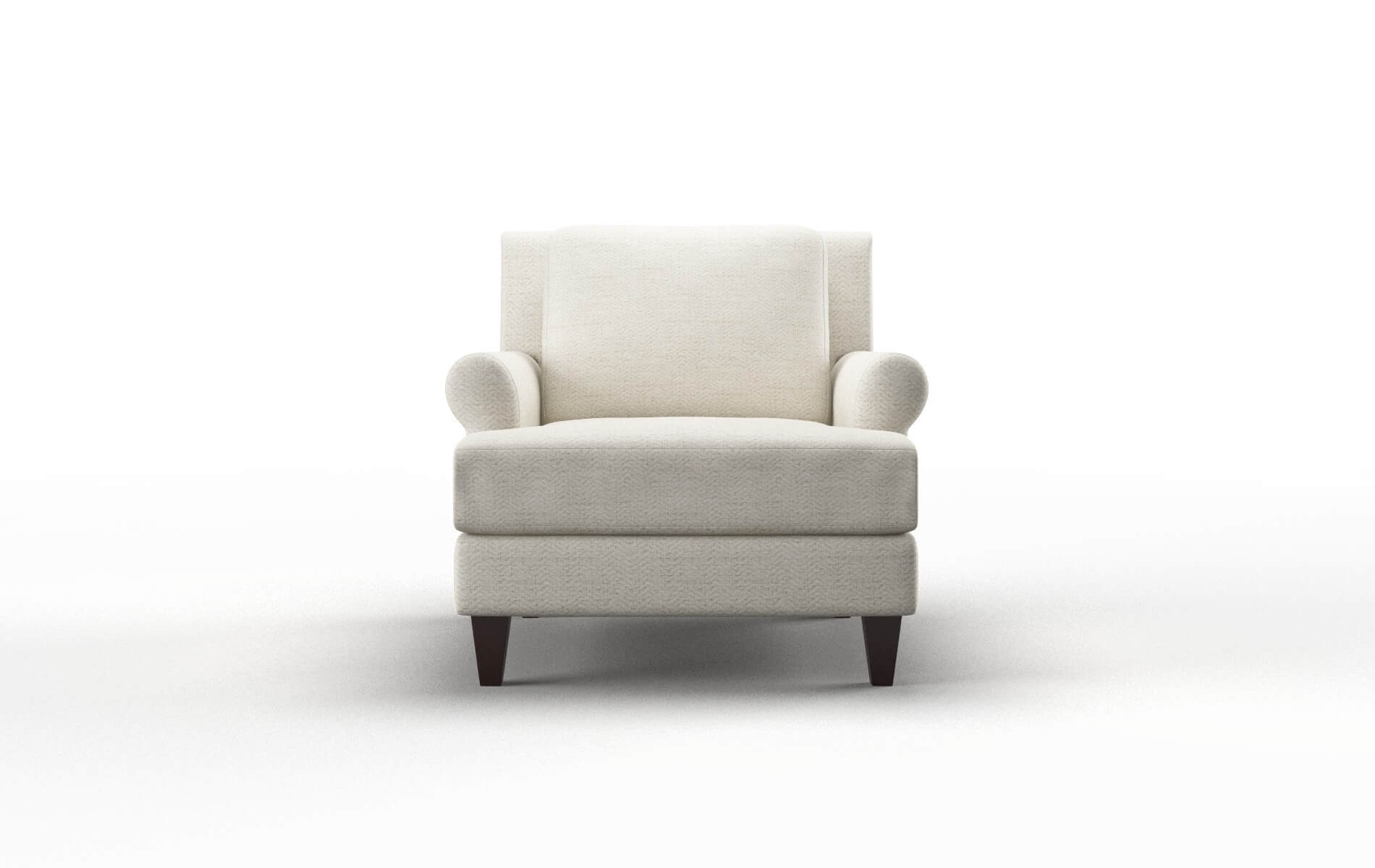 Stockholm Venus Cream Chair espresso legs 1