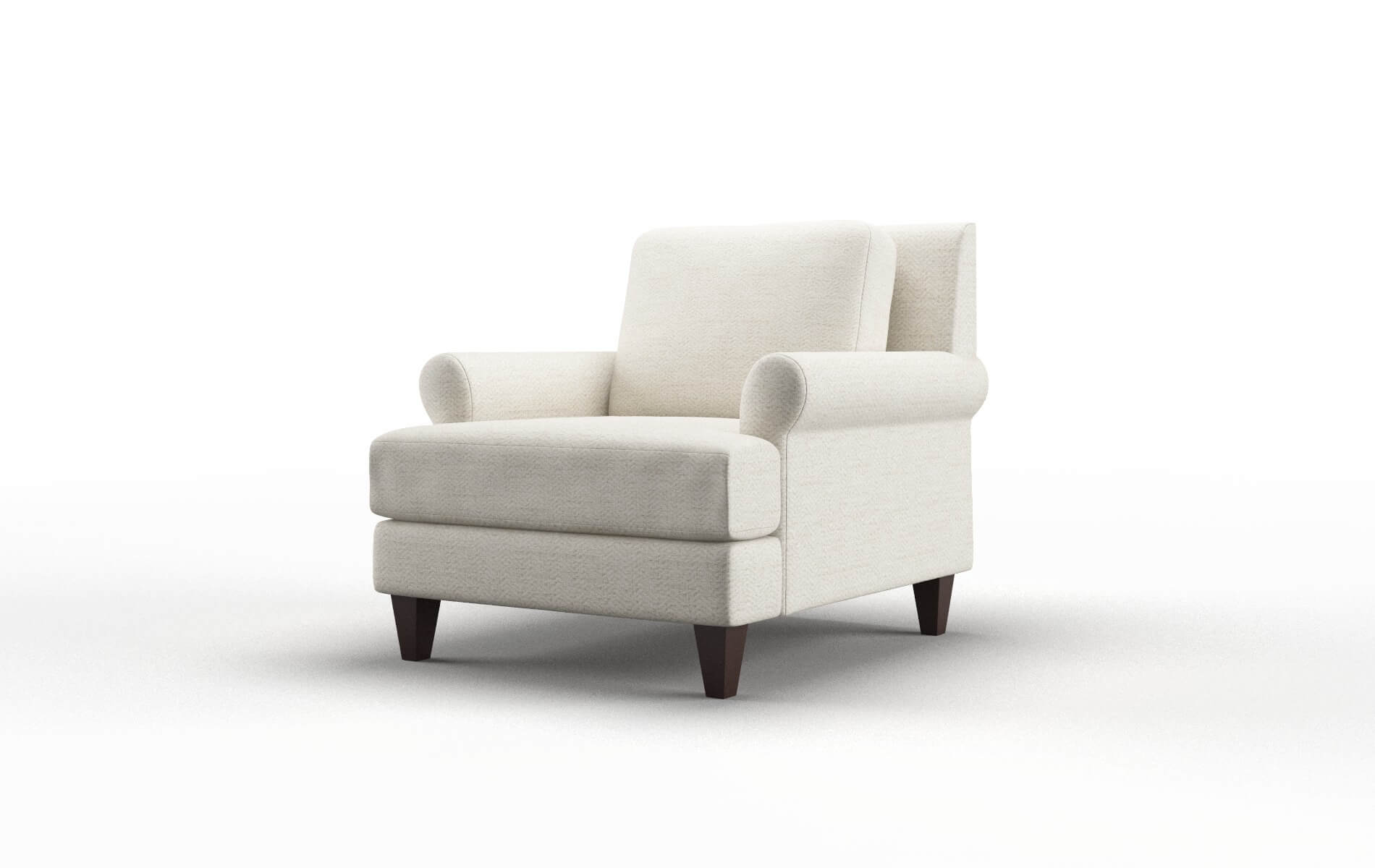 Stockholm Venus Cream Chair espresso legs 4