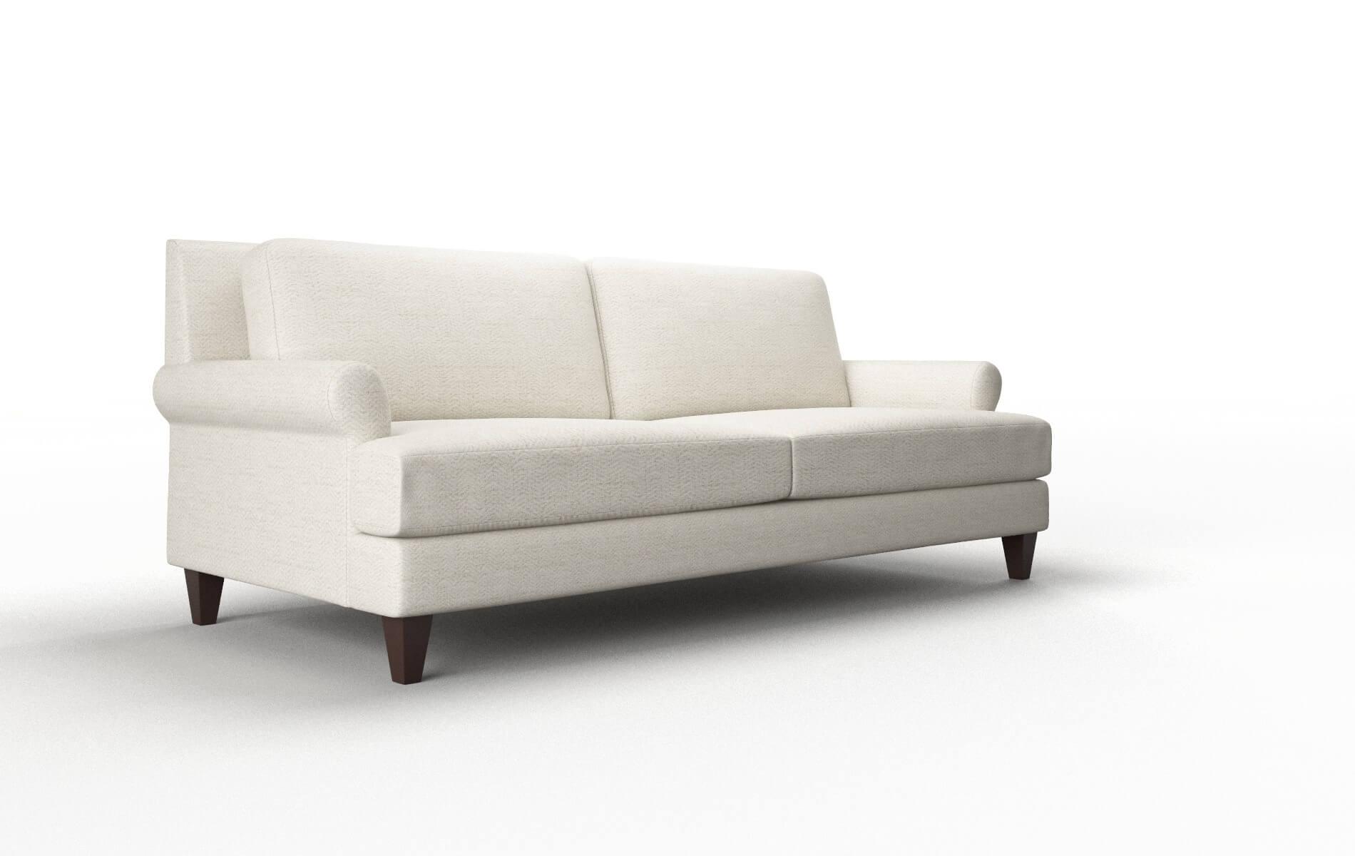 Stockholm Venus Cream Sofa espresso legs 2