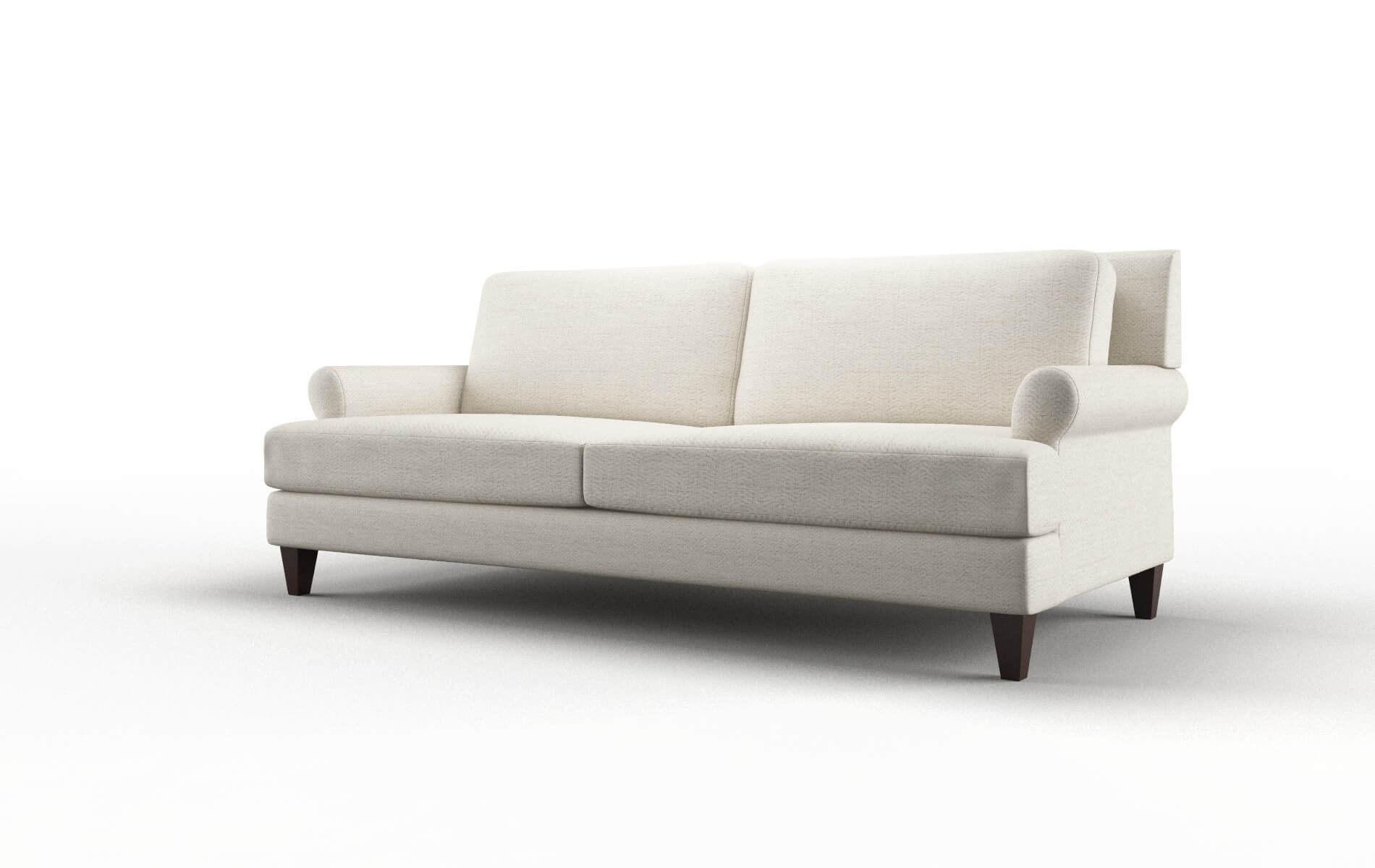 Stockholm Venus Cream Sofa espresso legs 4