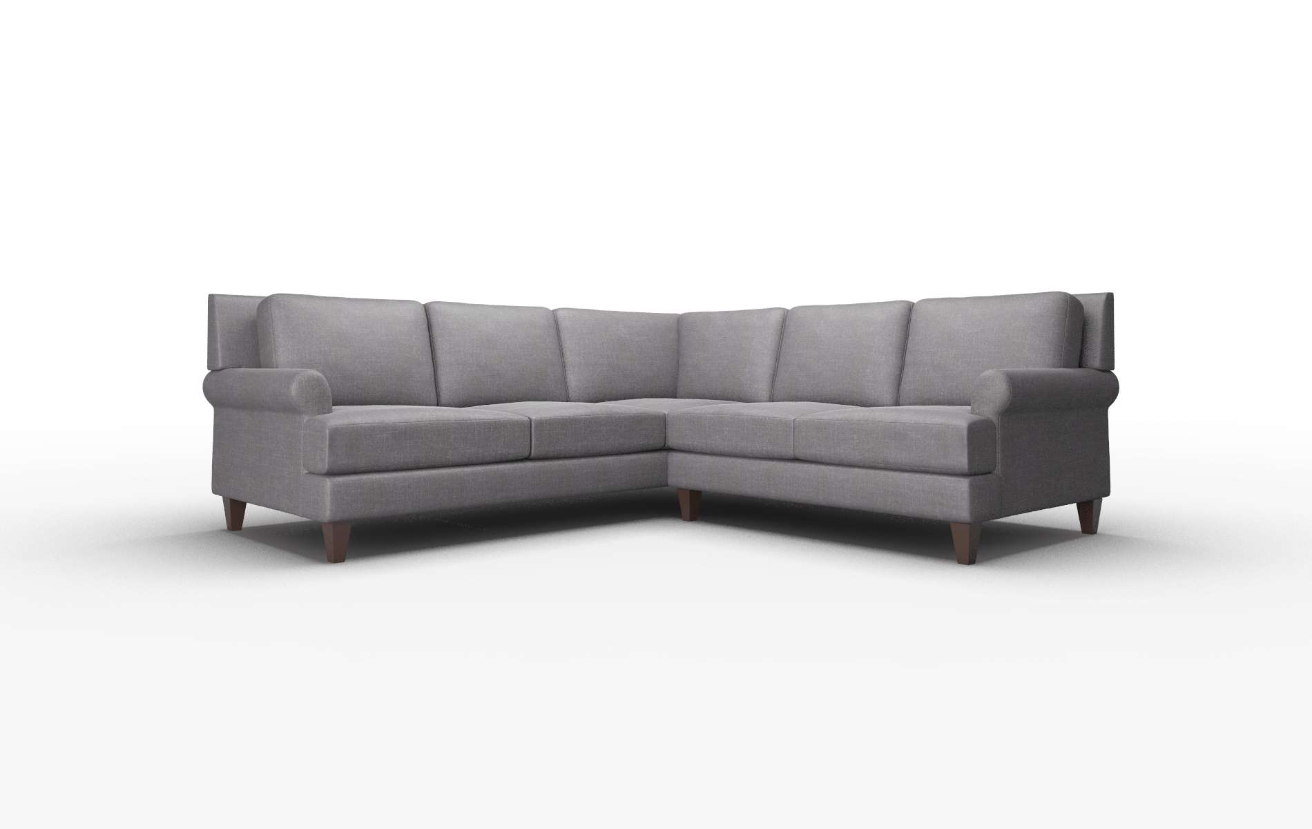 Stockholm Venus Onyx Sectional espresso legs 1