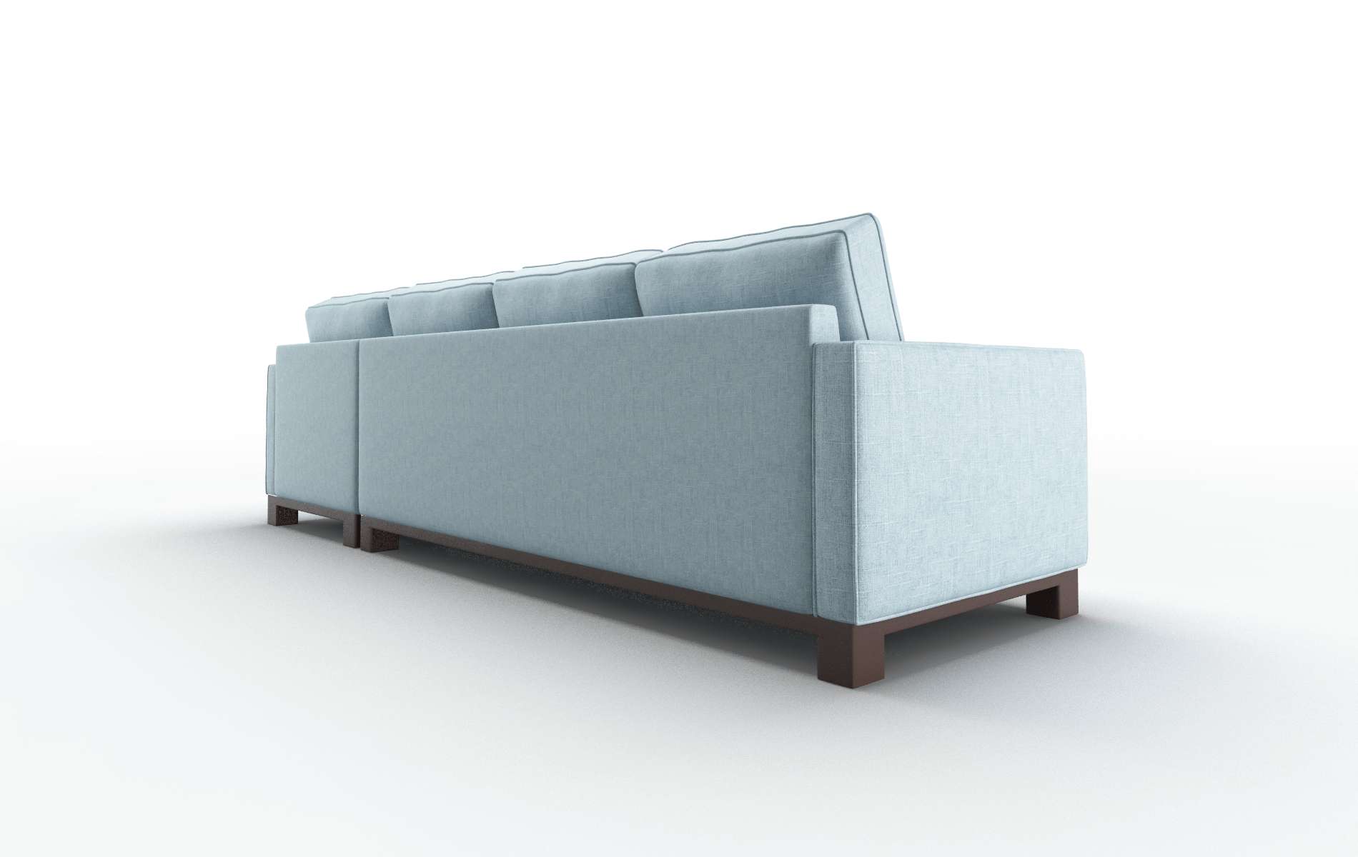 Syros Atlas Turquoise Panel espresso legs 5