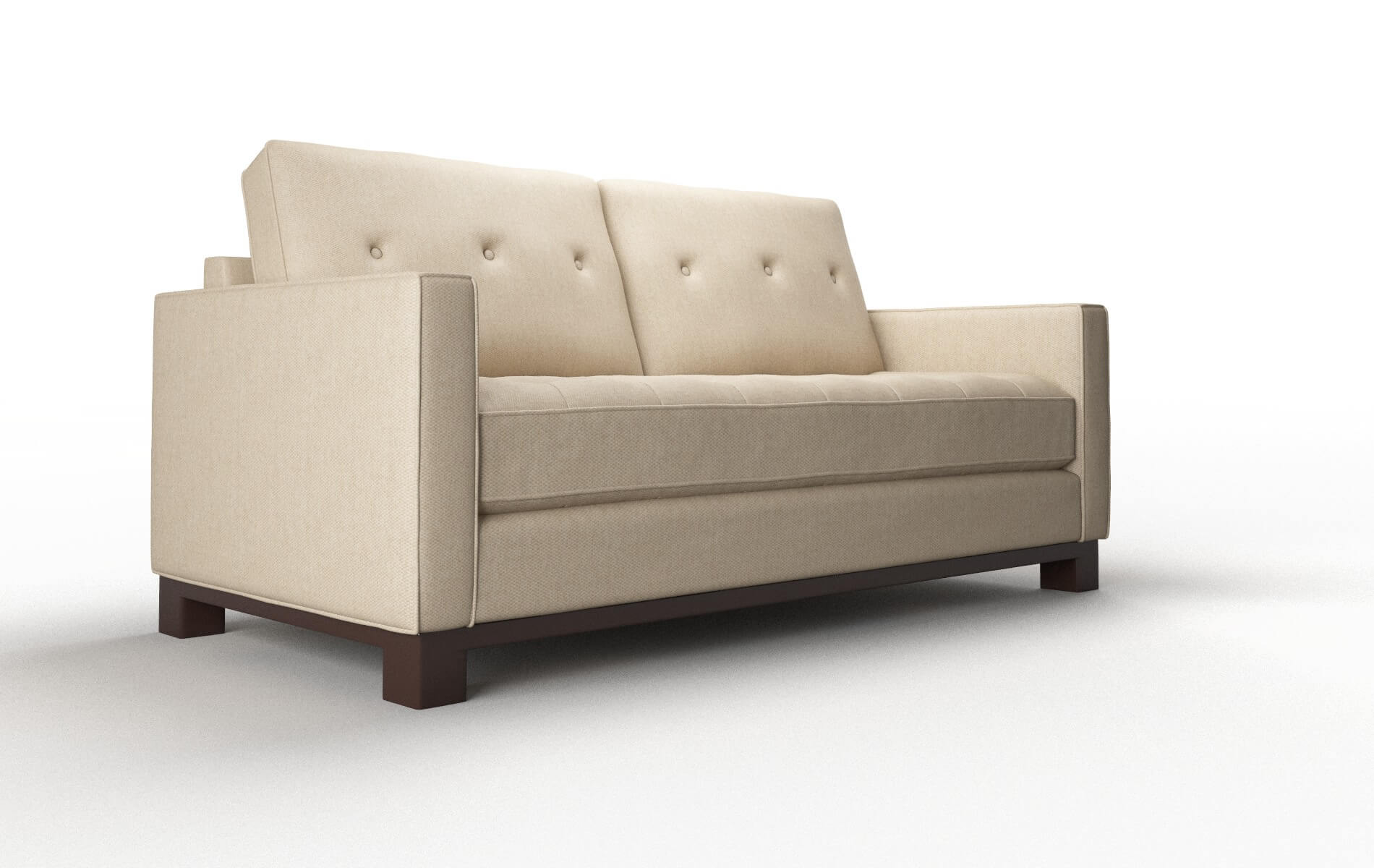 Syros Avenger Burlap Sofa espresso legs 2