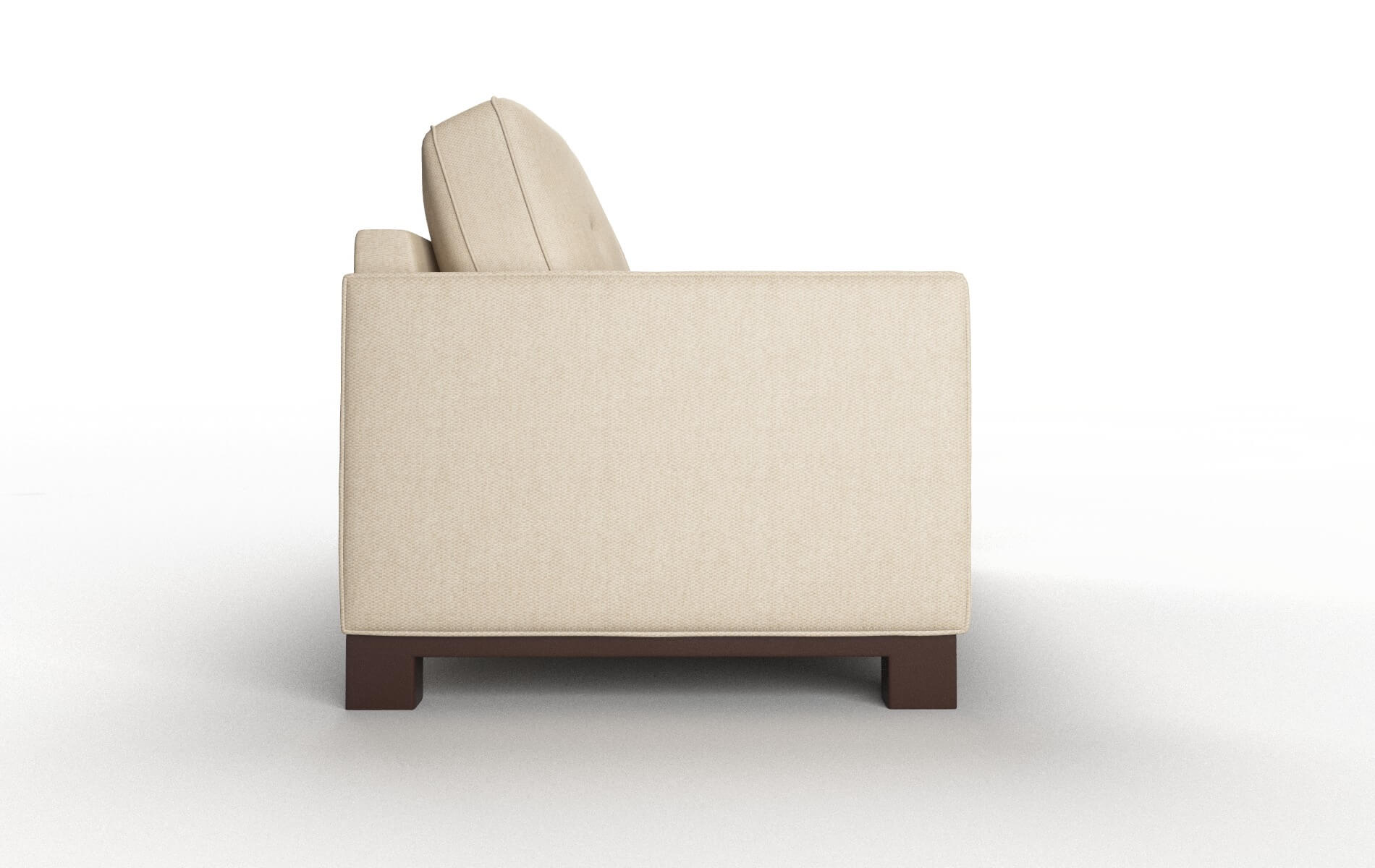 Syros Avenger Burlap Sofa espresso legs 3