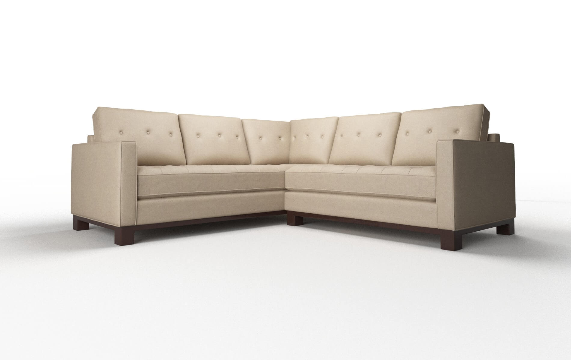 Syros Avenger Driftwood Sectional espresso legs 1