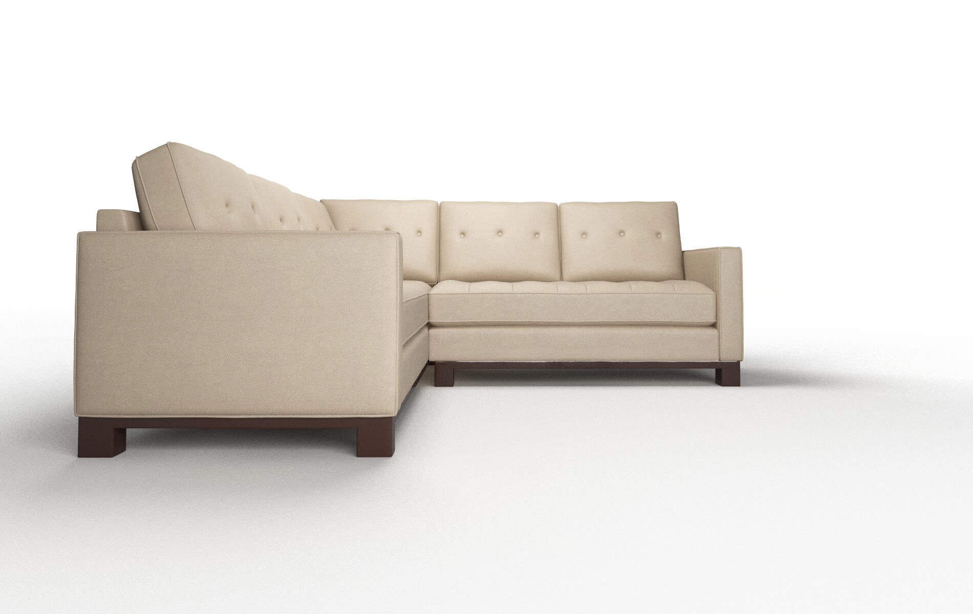 Syros Avenger Driftwood Sectional espresso legs 2