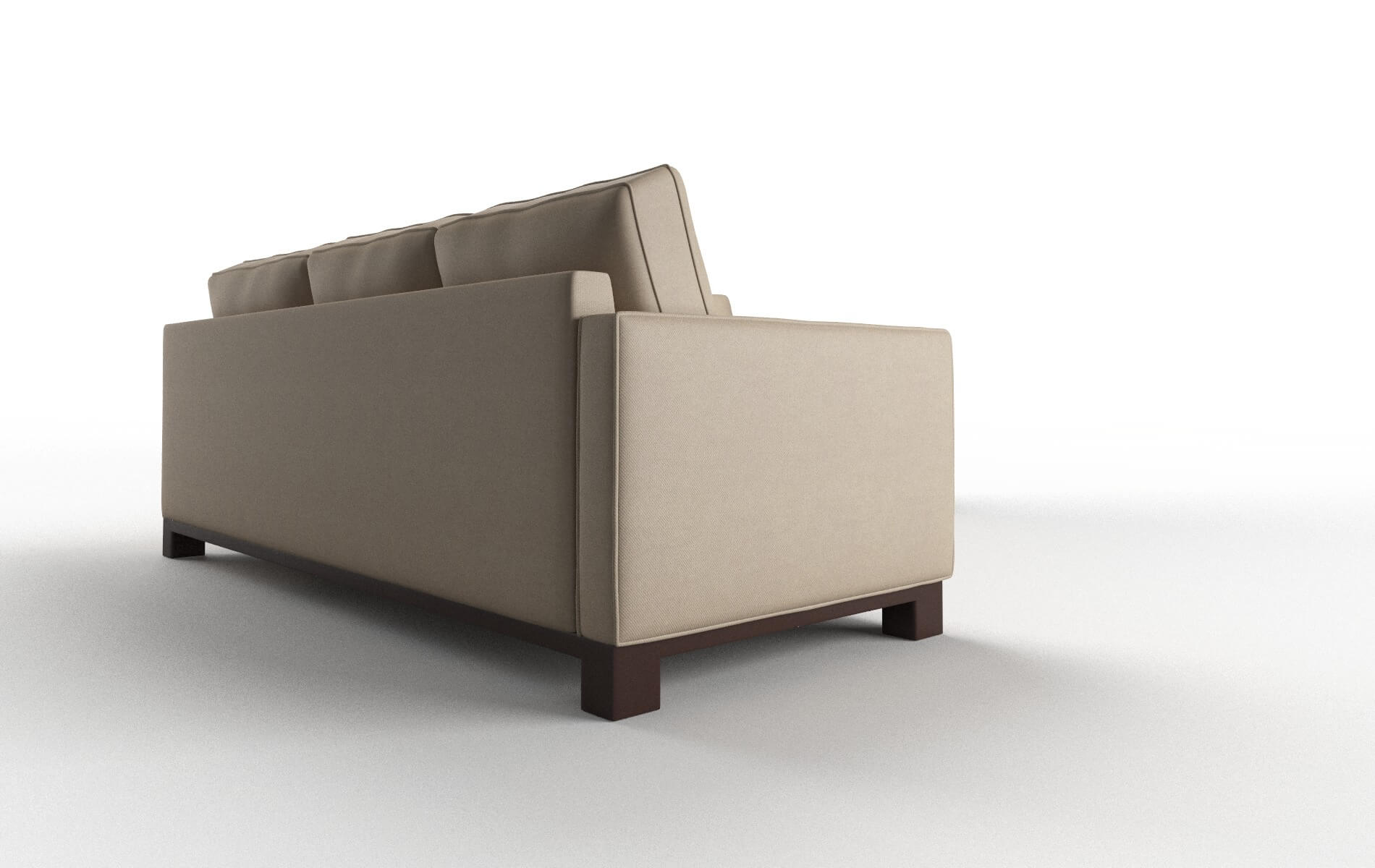 Syros Avenger Driftwood Sectional espresso legs 3