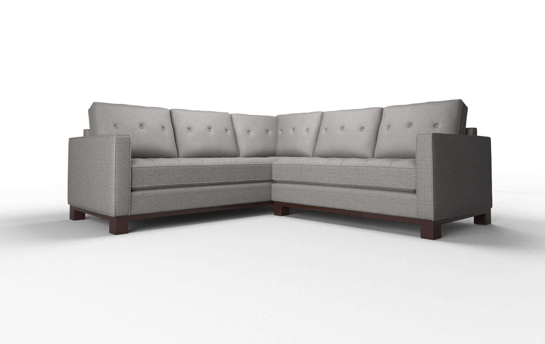 Syros Avenger Zinc Sectional espresso legs 1