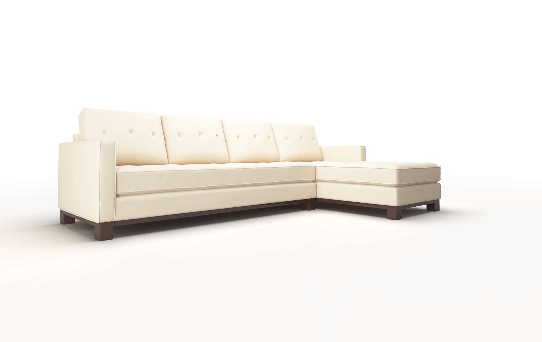 Syros Bella Buckwheat Panel espresso legs 2