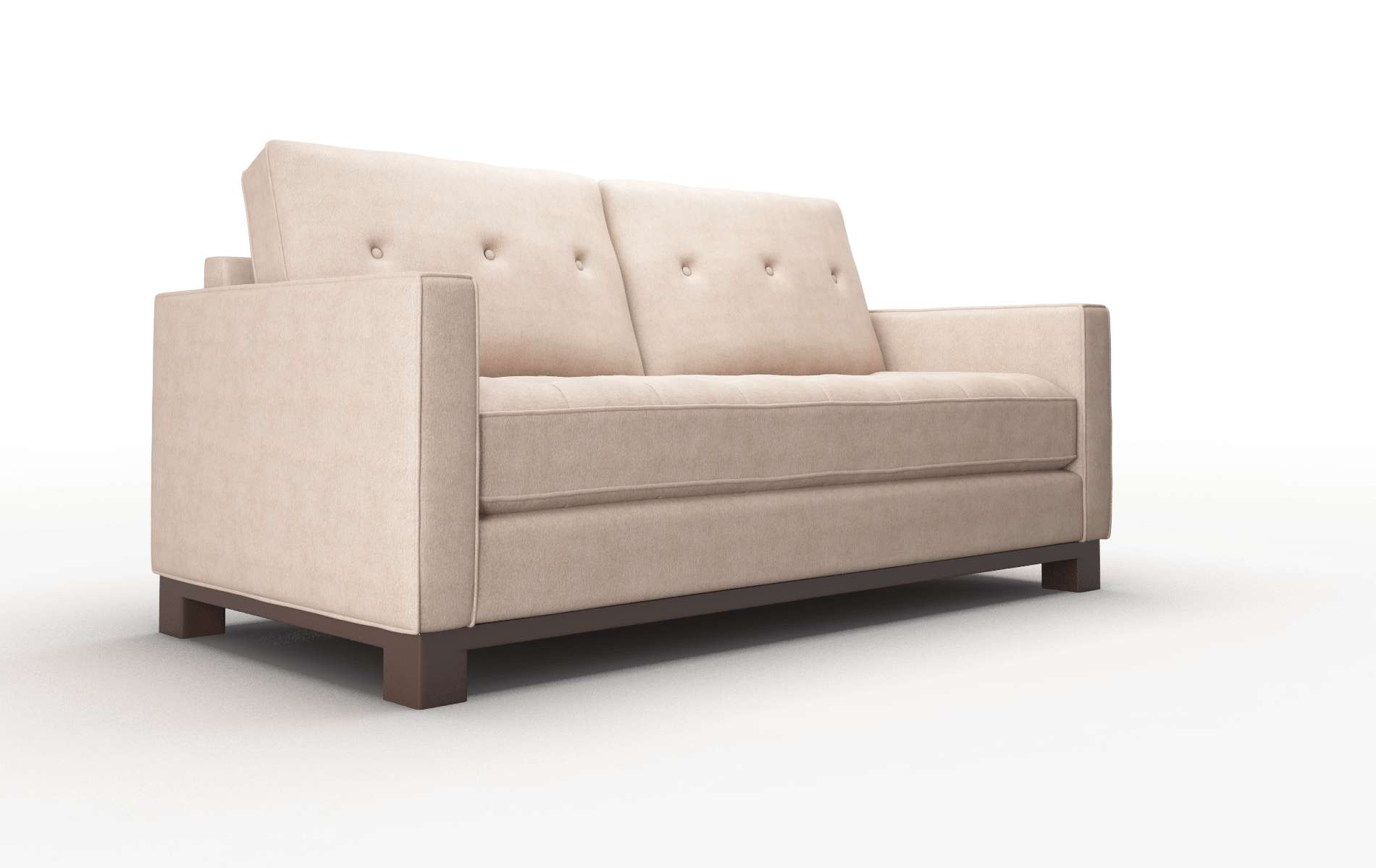 Syros Bella Pewter Sofa espresso legs 2