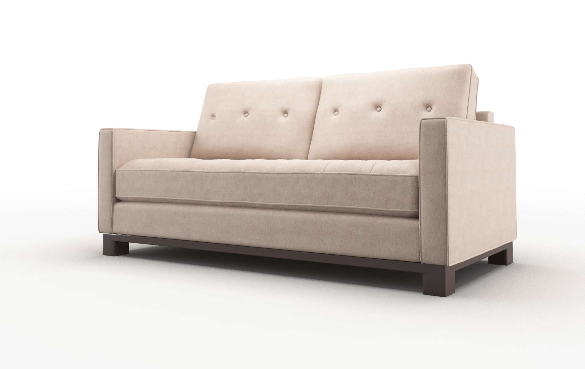 Syros Bella Pewter Sofa espresso legs 4