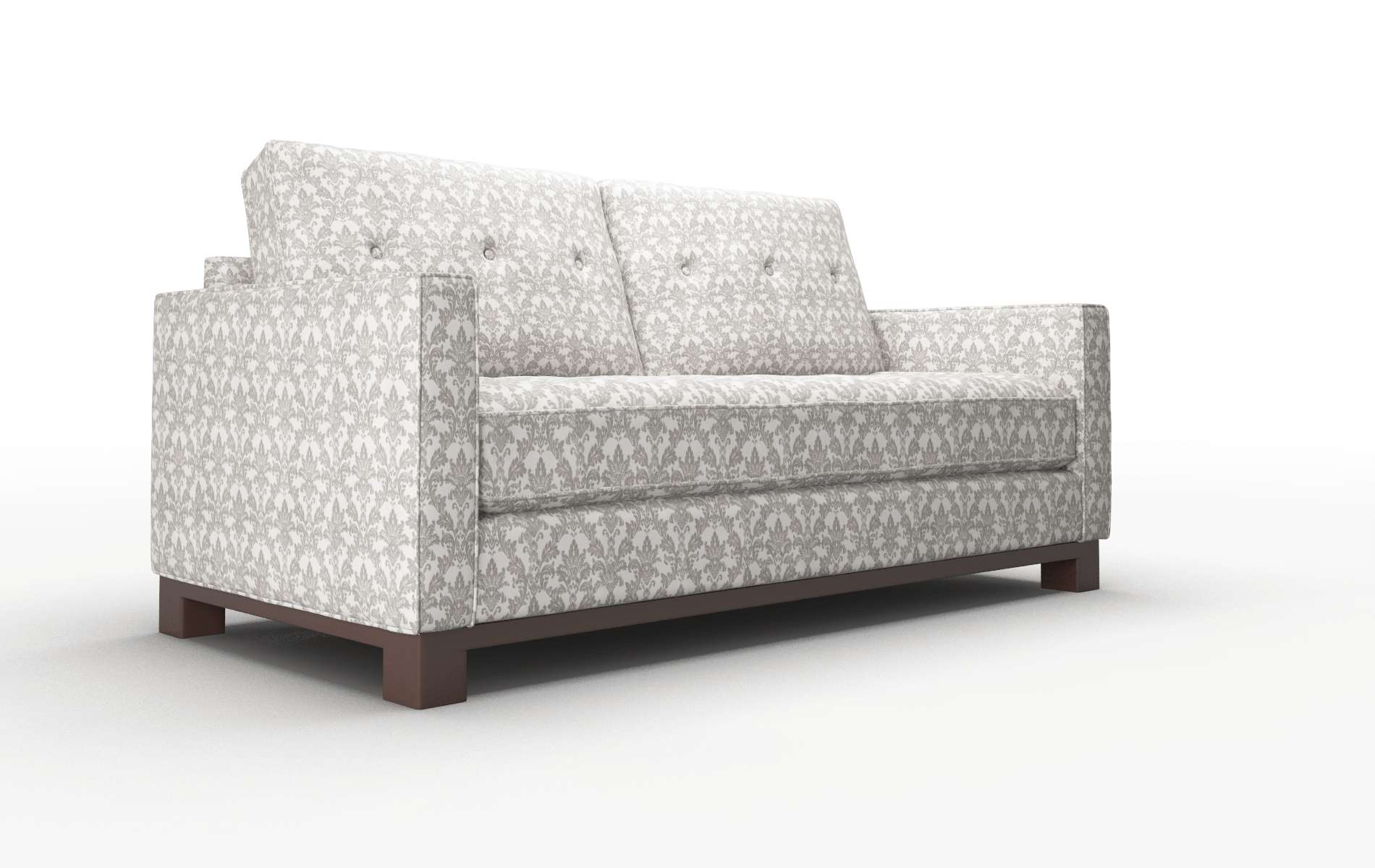 Syros Bergamo Dove Sofa espresso legs 2