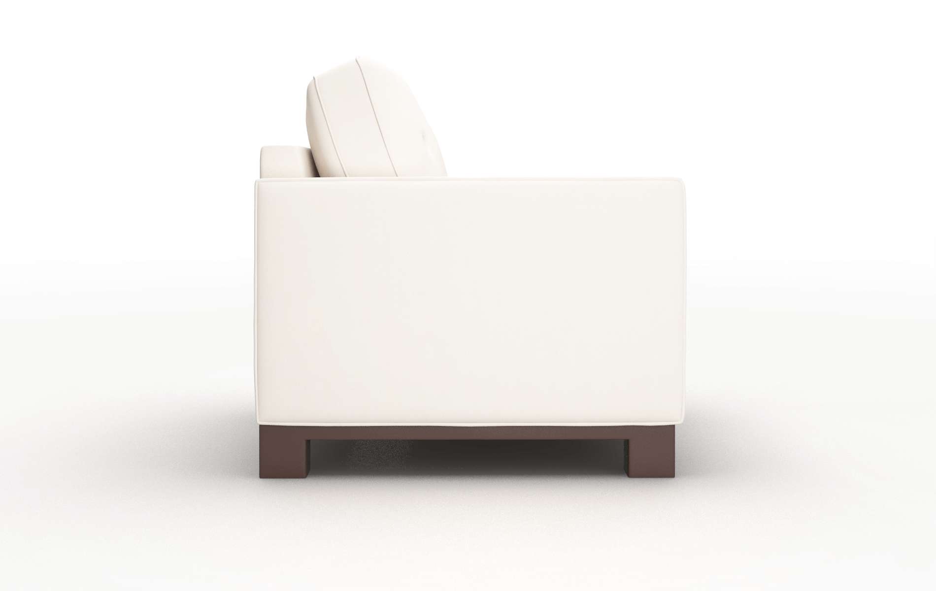 Syros Blanche Milky Chair espresso legs 3