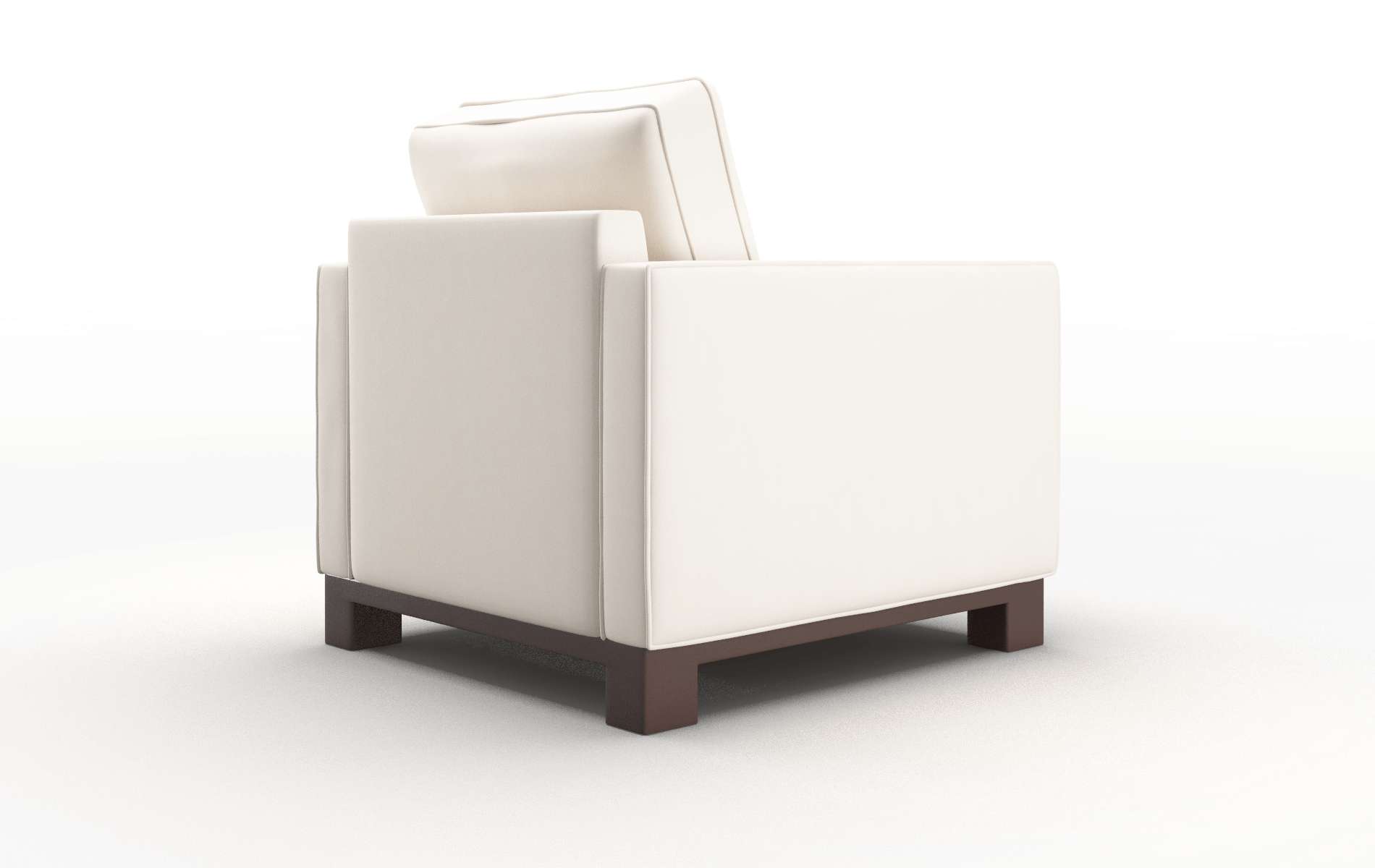 Syros Blanche Milky Chair espresso legs 5