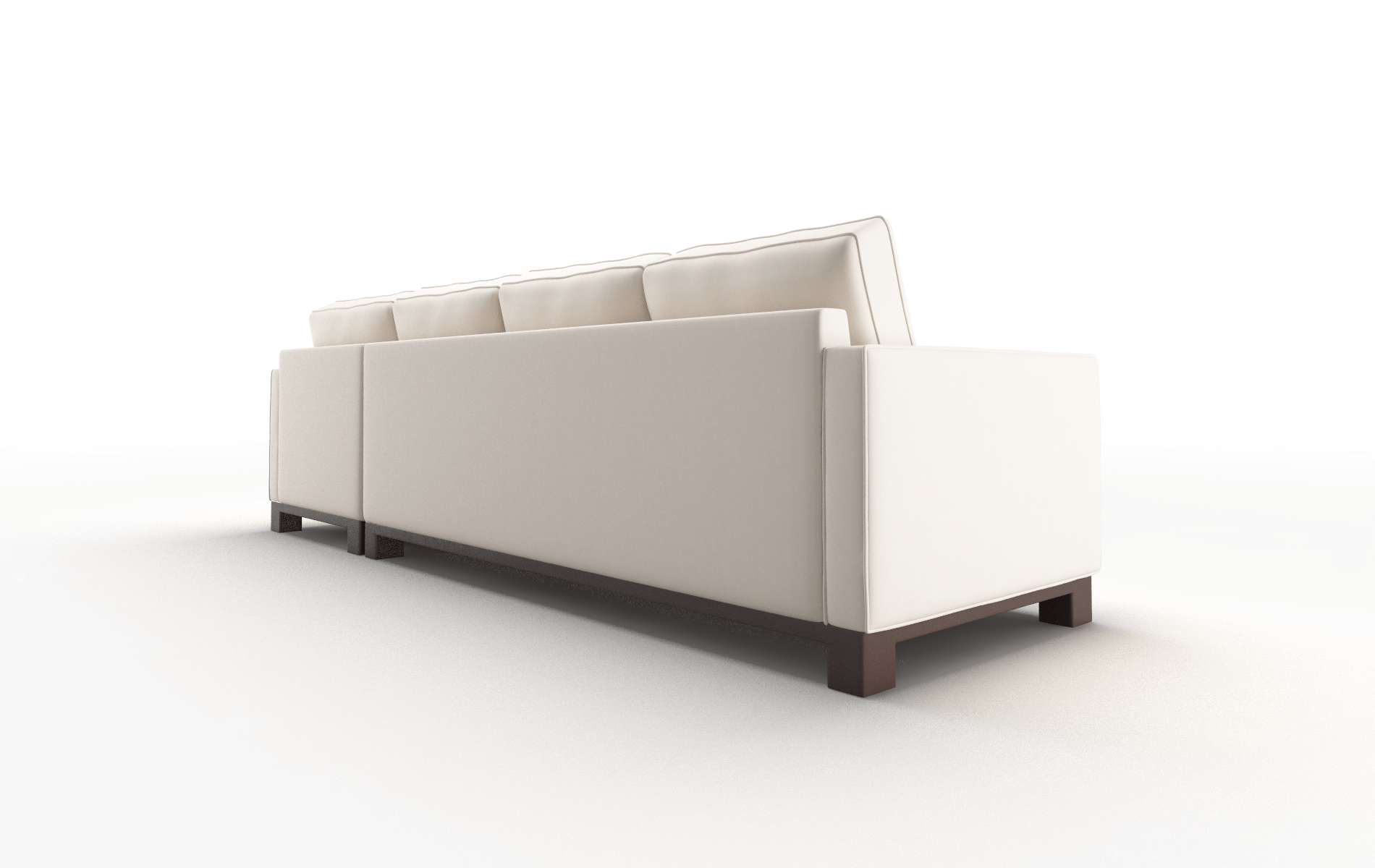 Syros Blanche Milky Panel espresso legs 5