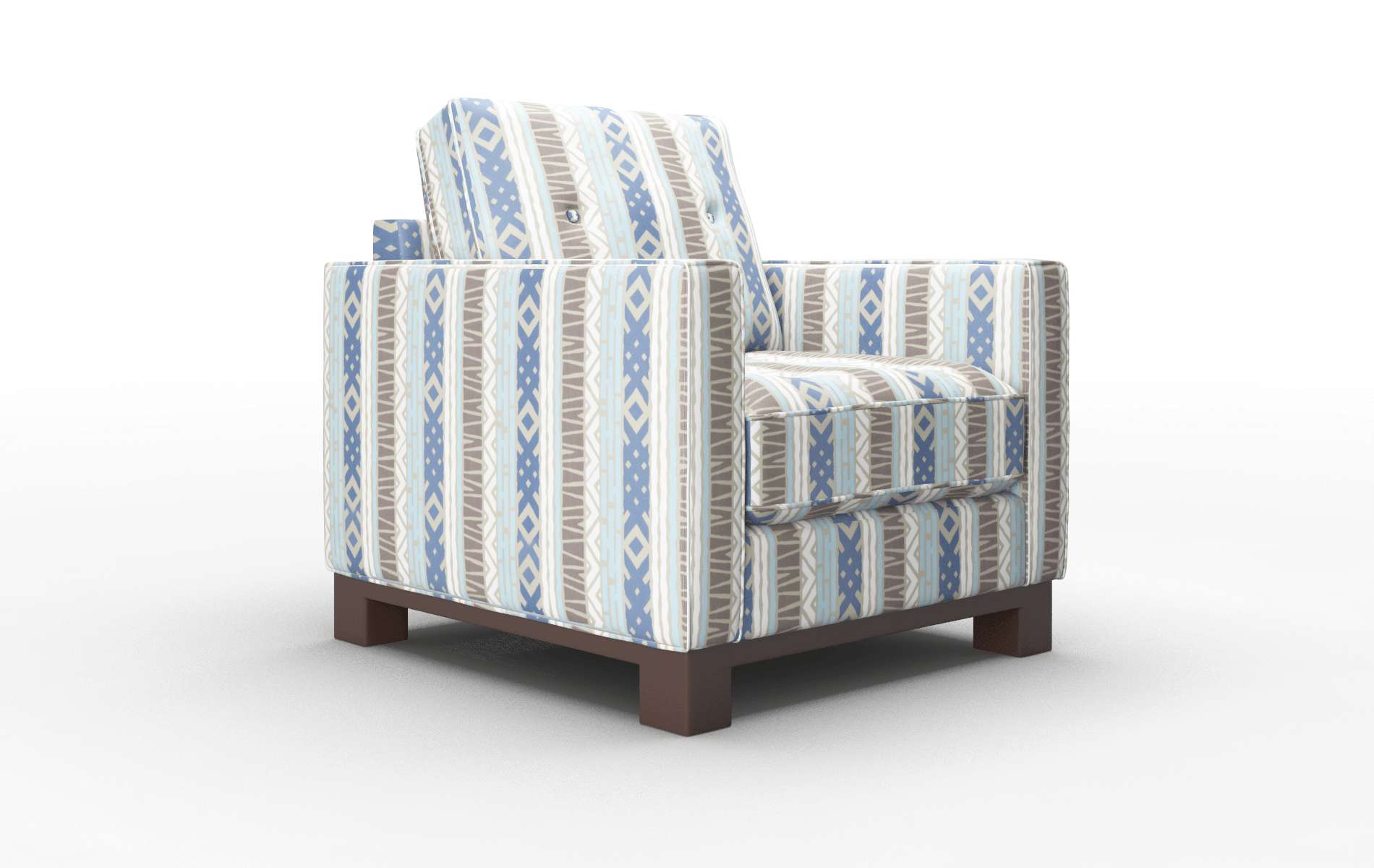 Syros Bodhi Indigo Chair espresso legs 2