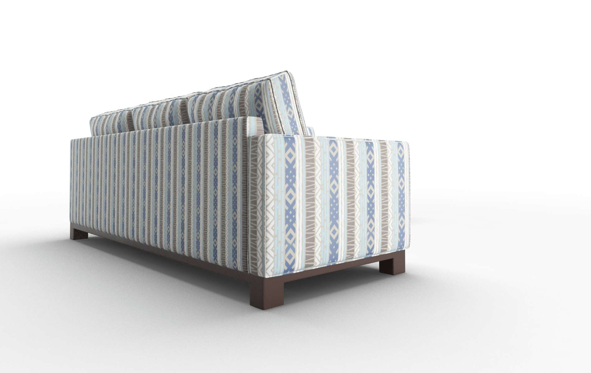 Syros Bodhi Indigo Sectional espresso legs 3