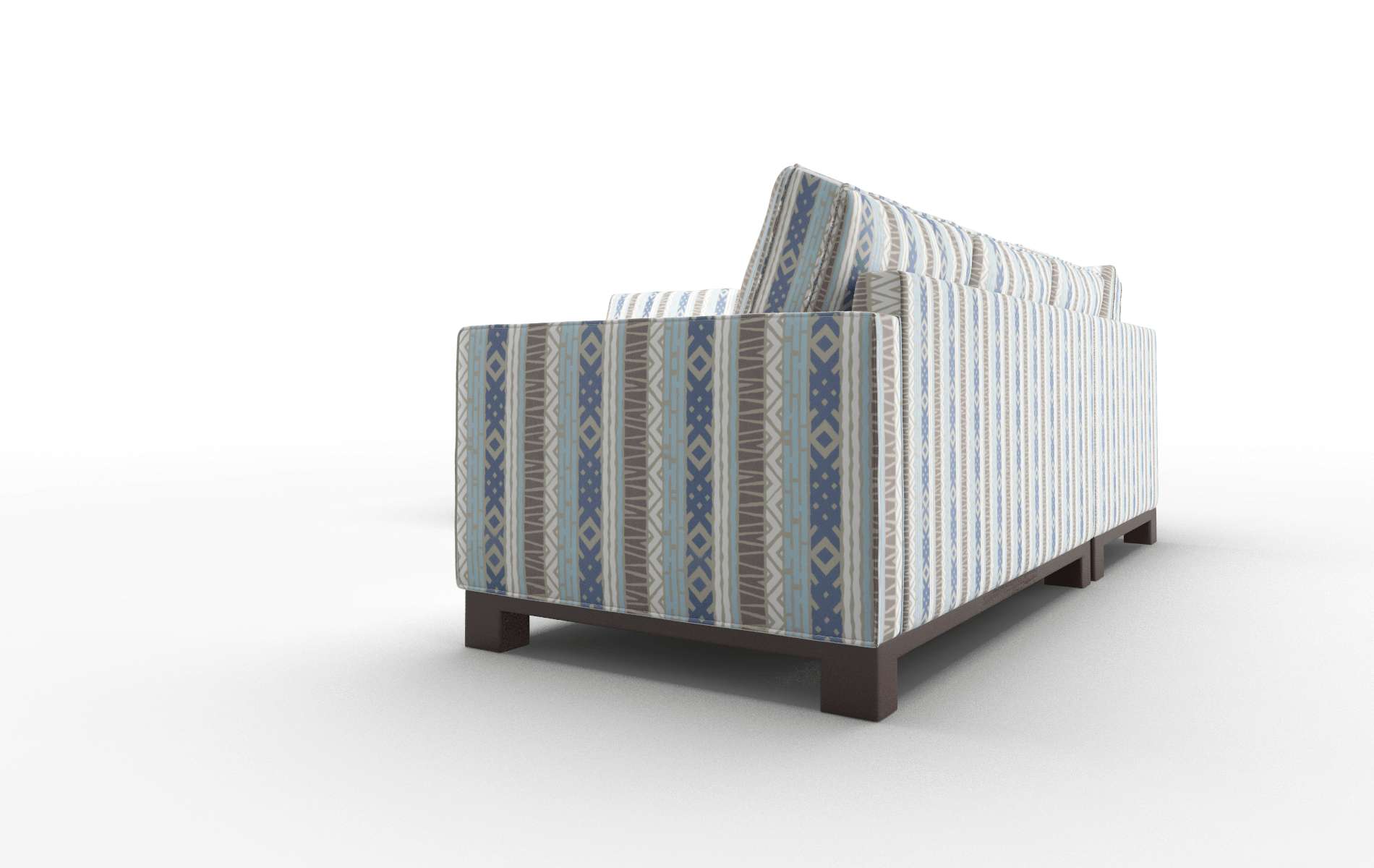 Syros Bodhi Indigo Sectional espresso legs 4