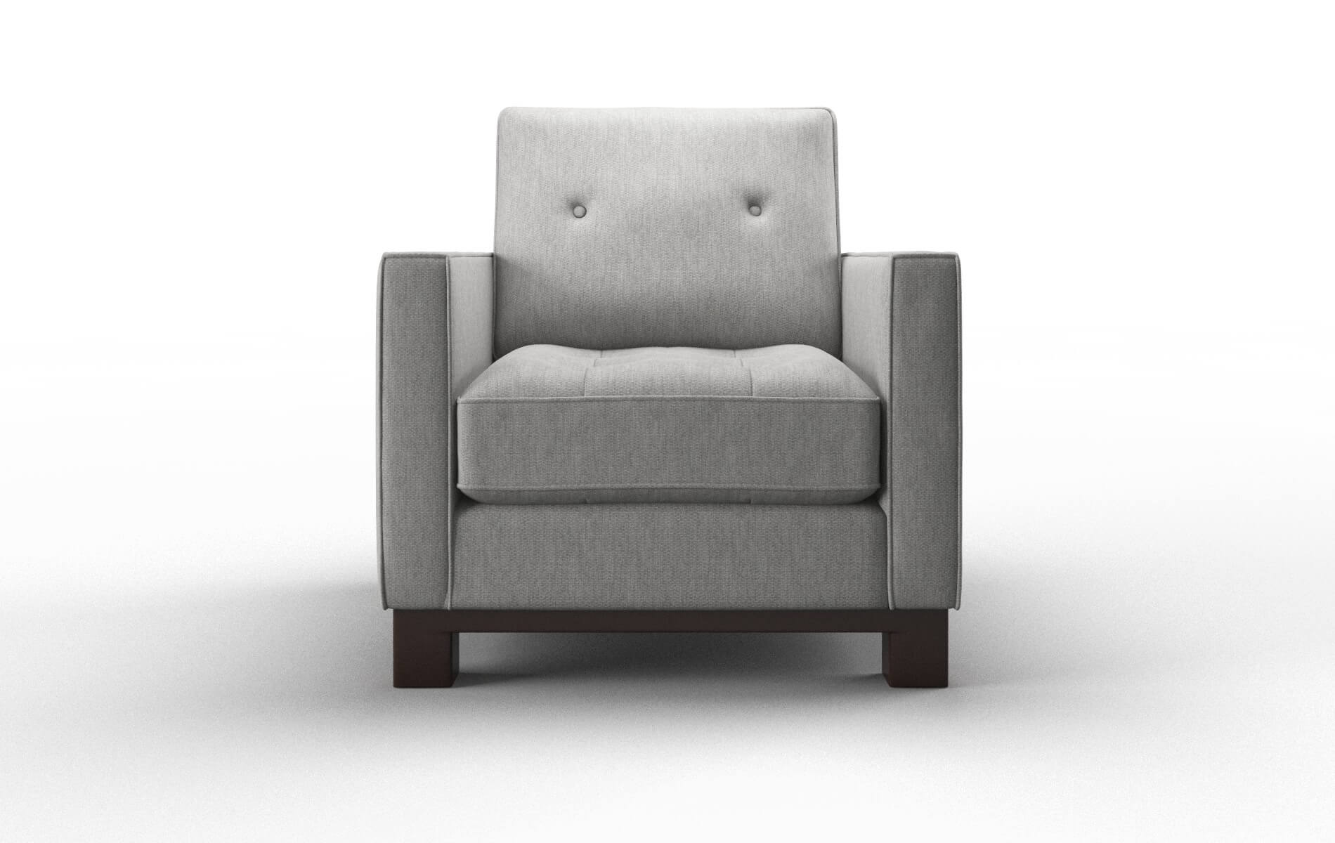 Syros Bungalow Graphite Chair espresso legs 1