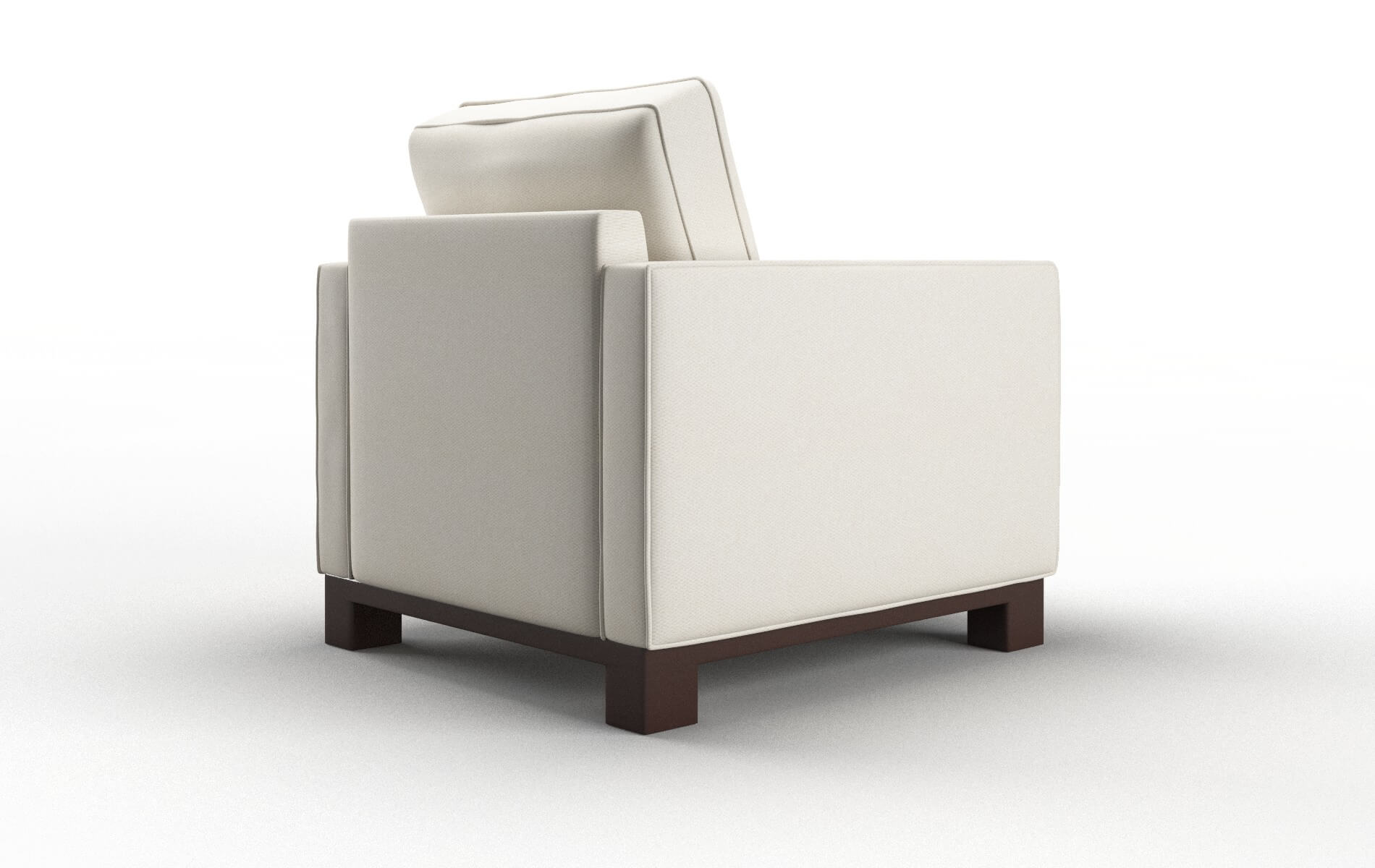 Syros Bungalow Ivory Chair espresso legs 5