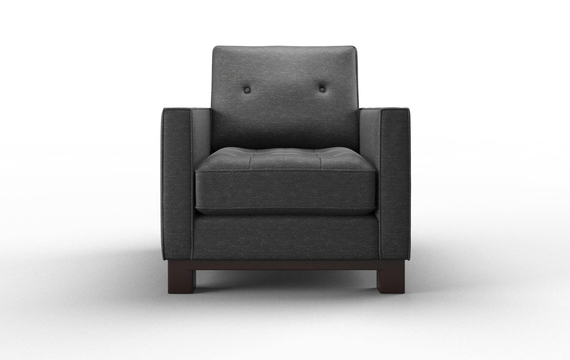 Syros Chance Denim Chair espresso legs 1