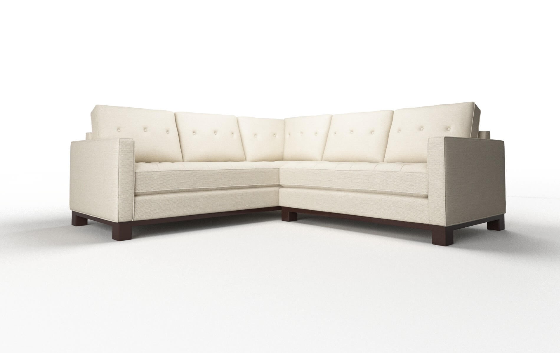 Syros Chance Sand Sectional espresso legs 1