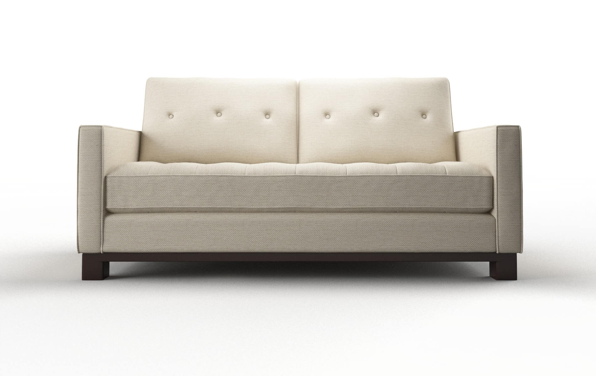 Syros Chance Sand Sofa espresso legs 1