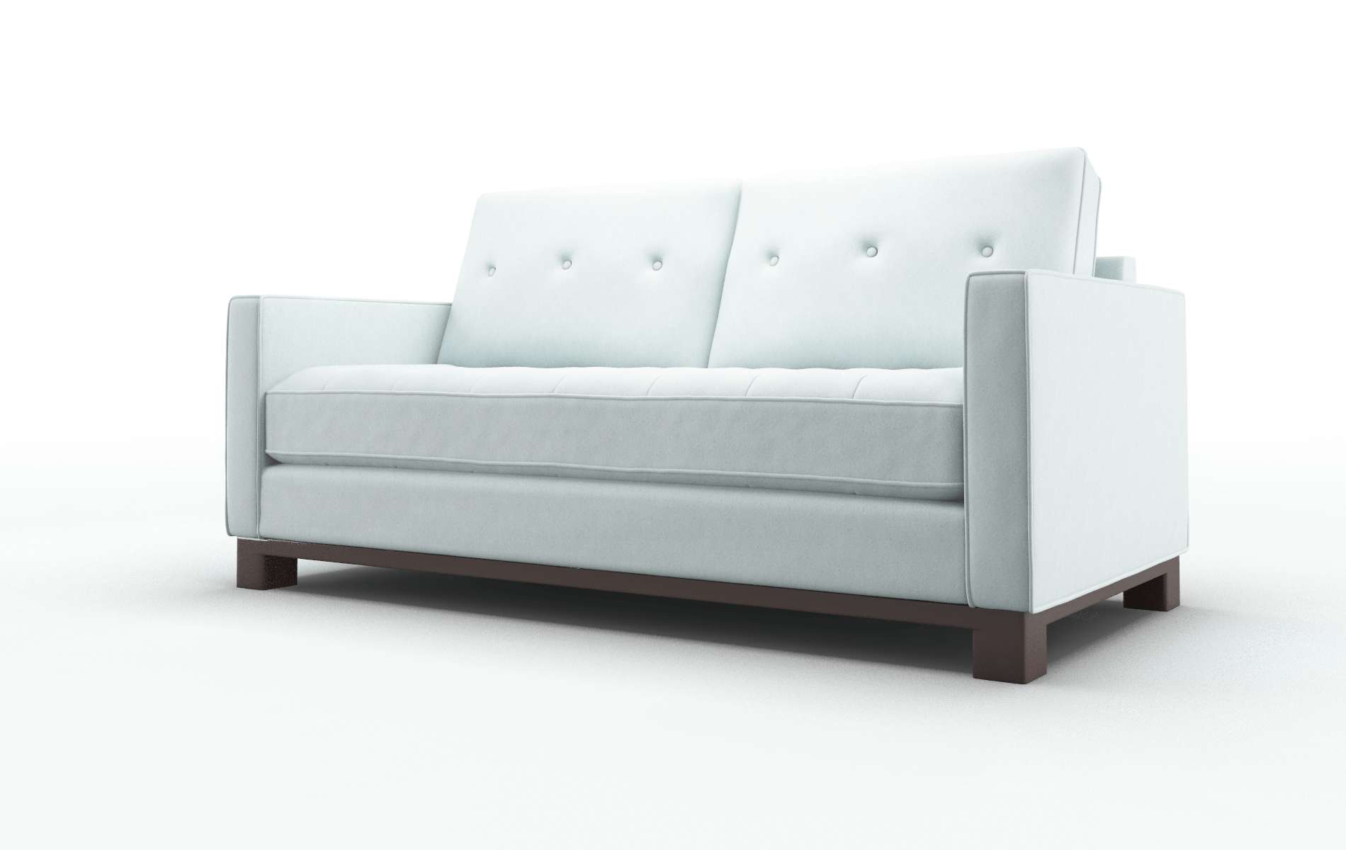 Syros Clyde Cornflower Sofa espresso legs 4