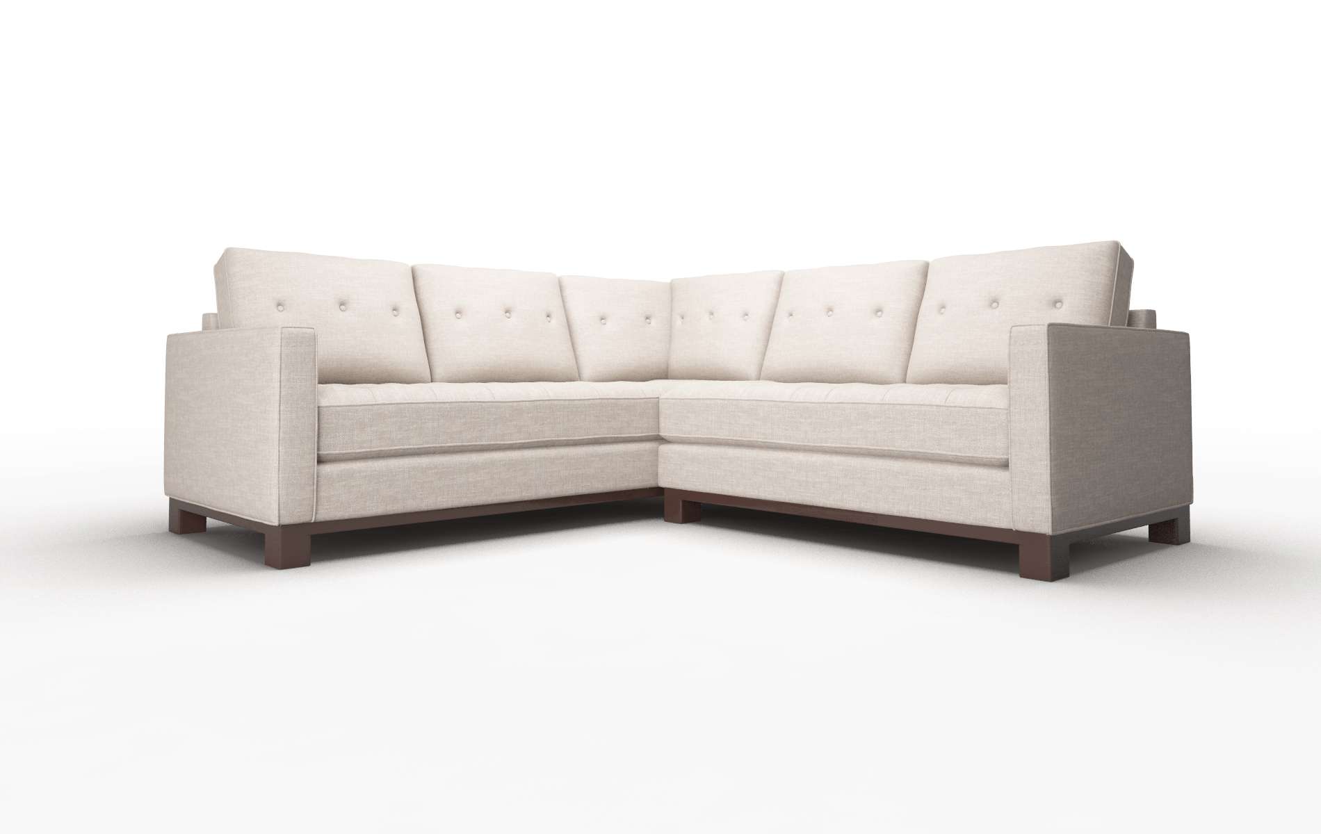 Syros Clyde dolphin Sectional Espresso Legs  1
