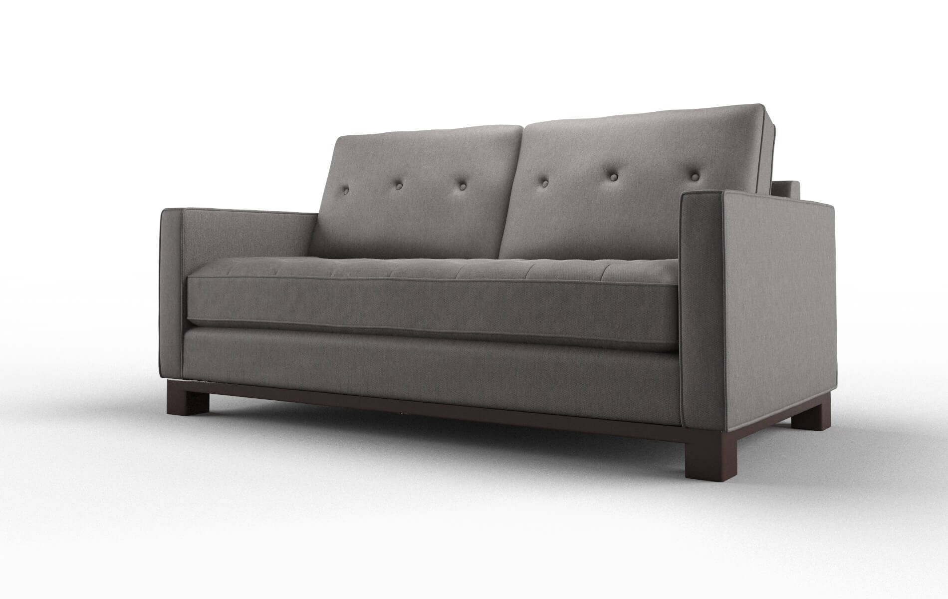 Syros Cosmo Charcoal Sofa espresso legs 4