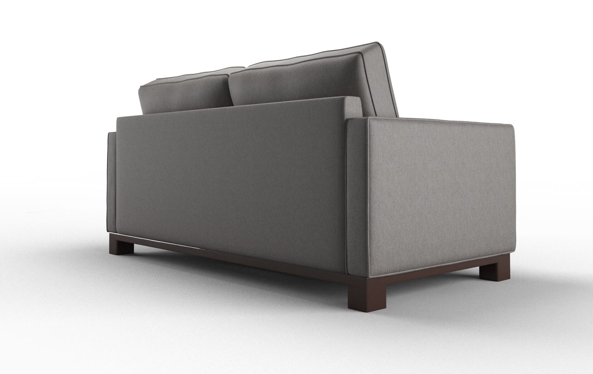 Syros Cosmo Charcoal Sofa espresso legs 5