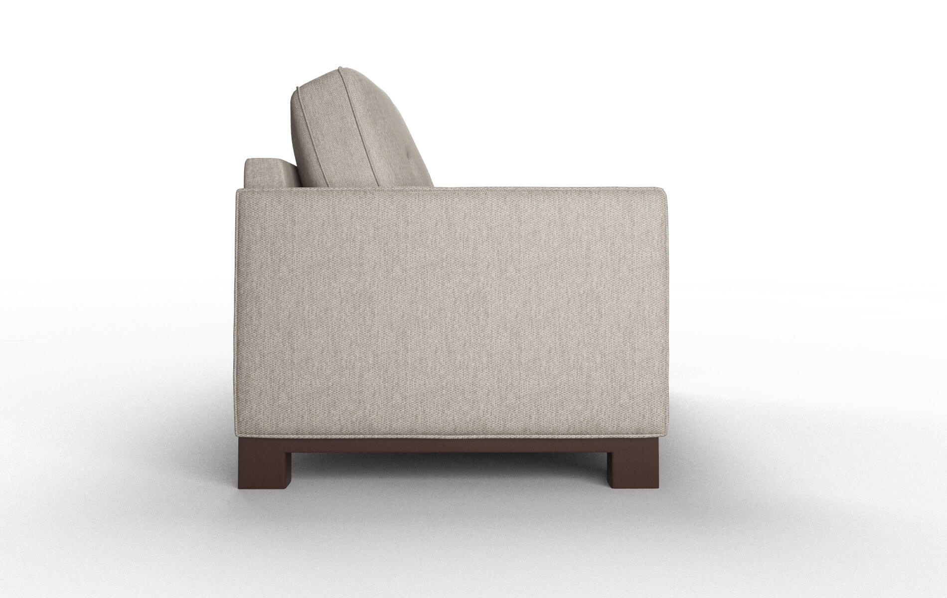 Syros Cosmo Taupe Sofa espresso legs 3
