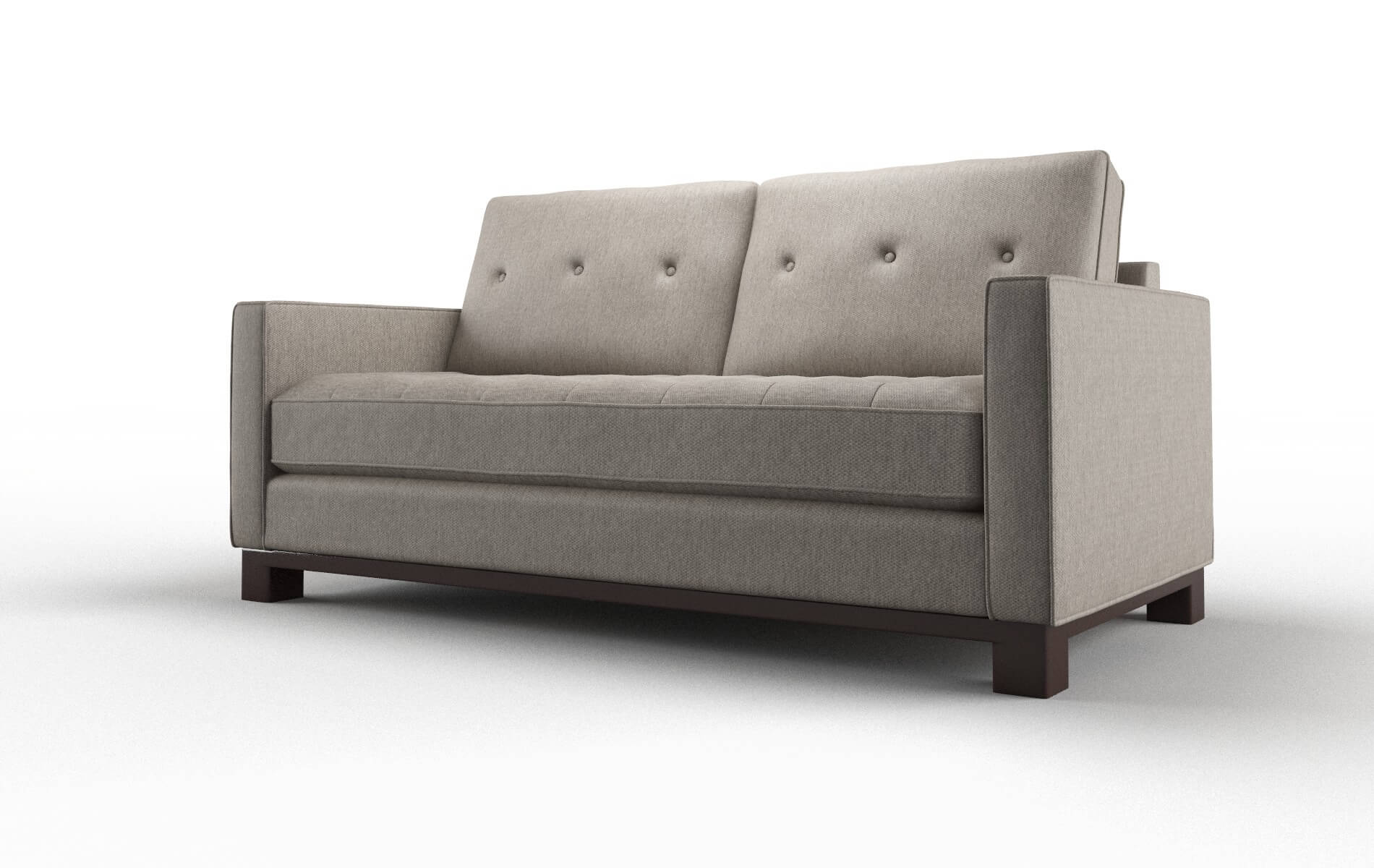 Syros Cosmo Taupe Sofa espresso legs 4