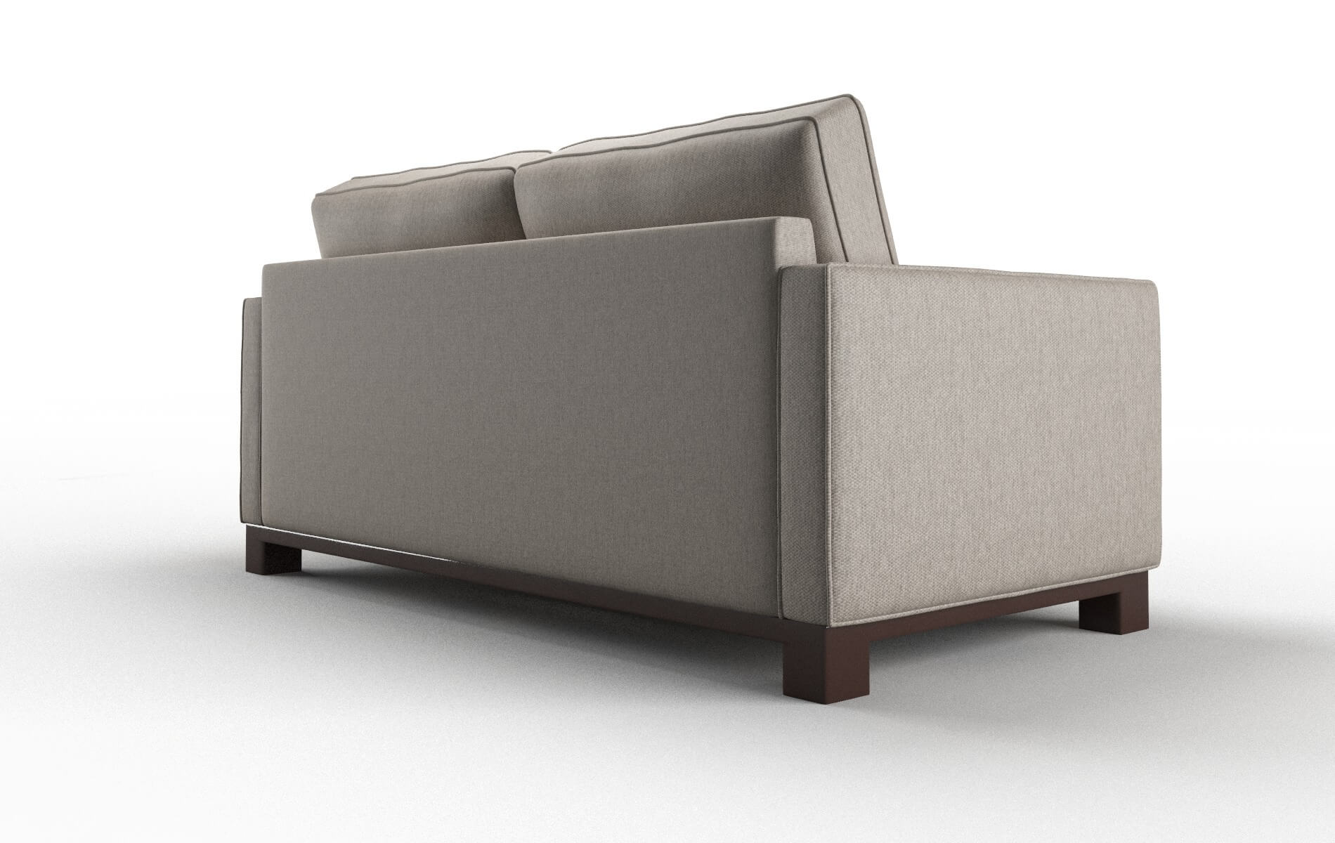 Syros Cosmo Taupe Sofa espresso legs 5