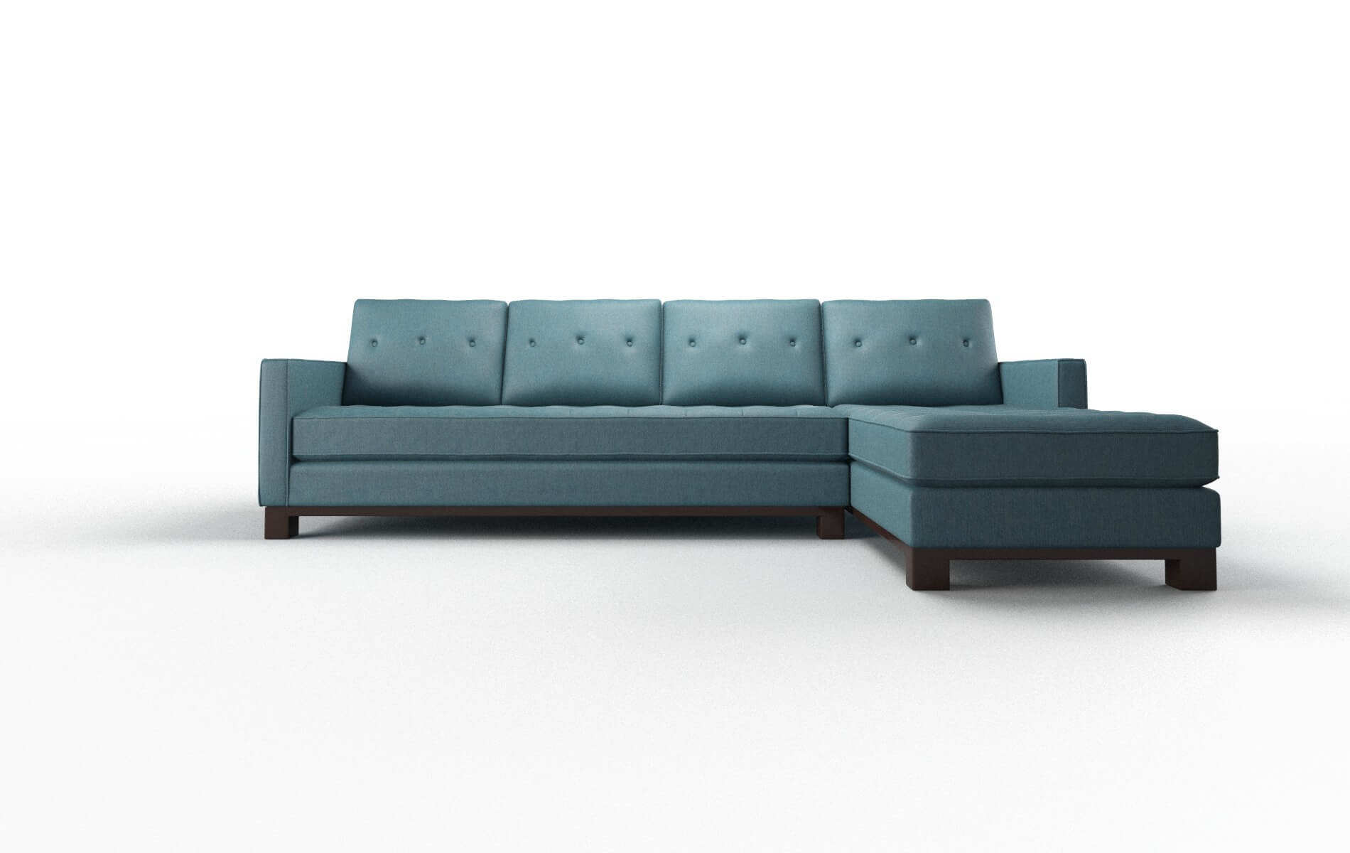 Syros Cosmo Teal Panel espresso legs 1