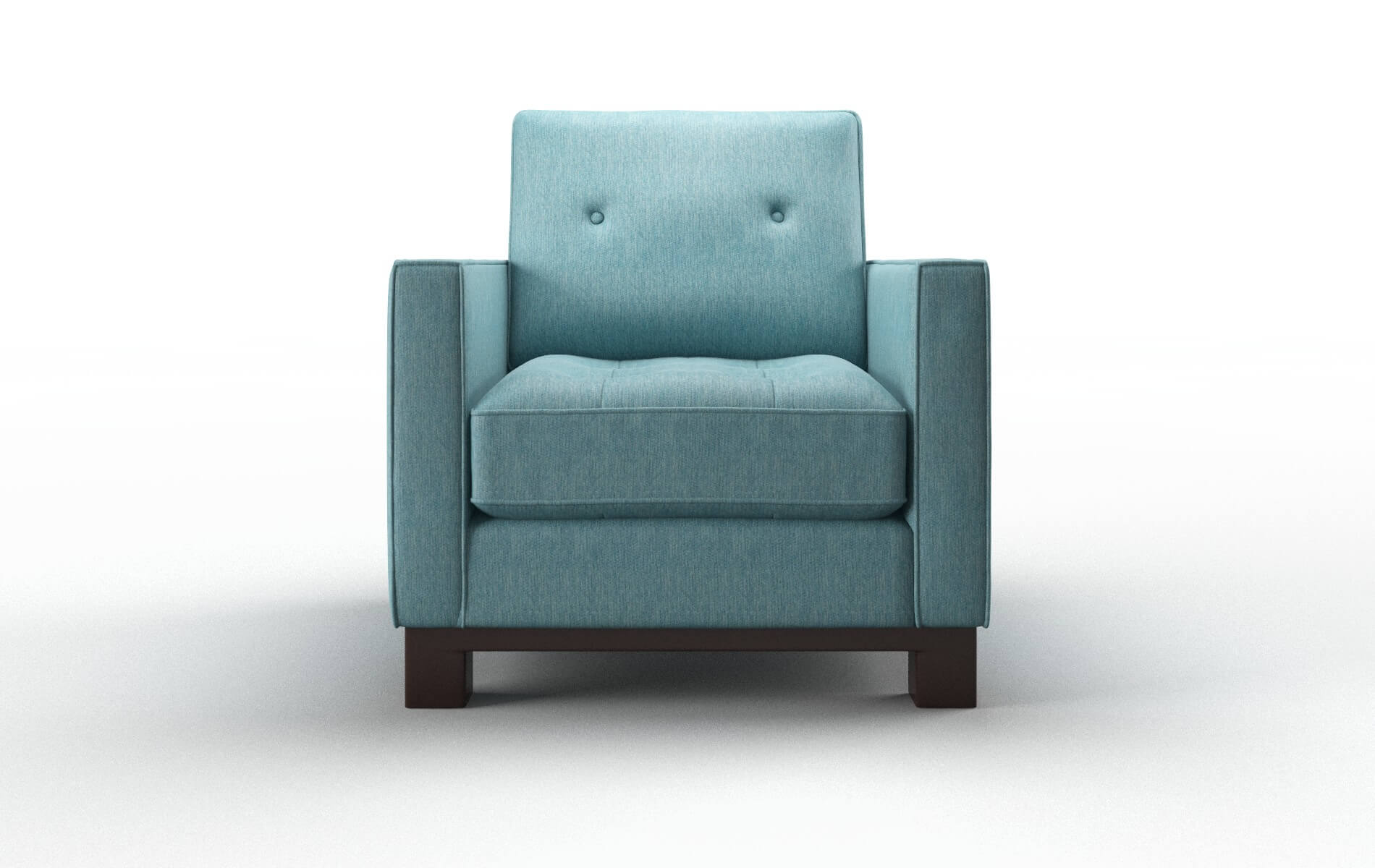 Syros Cosmo Turquoise Chair espresso legs 1