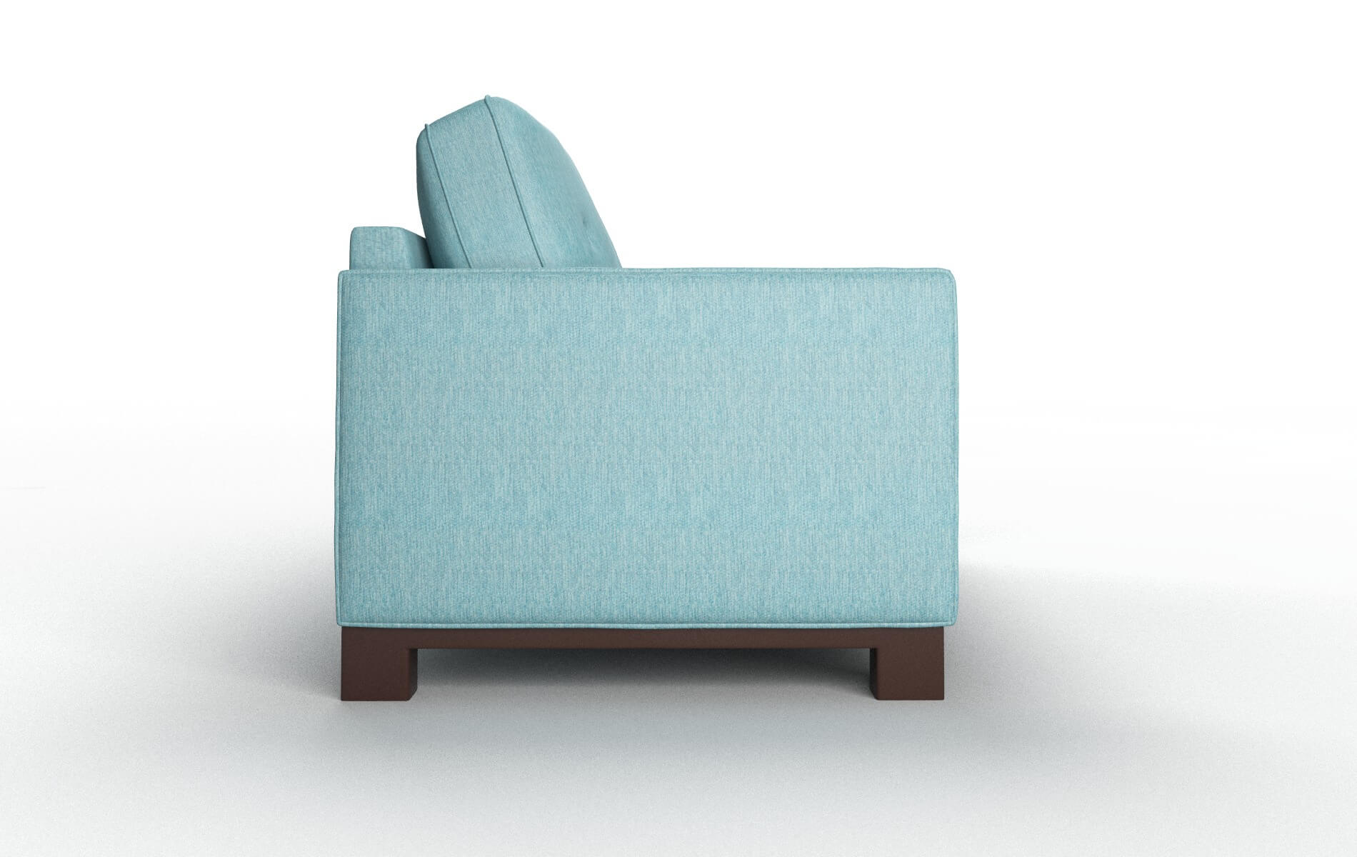 Syros Cosmo Turquoise Sofa espresso legs 3
