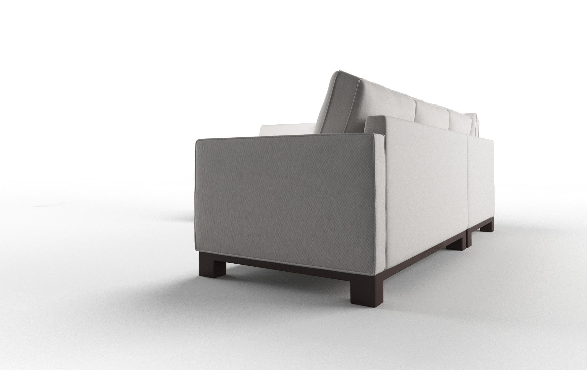 Syros Curious Spa Sectional espresso legs 4