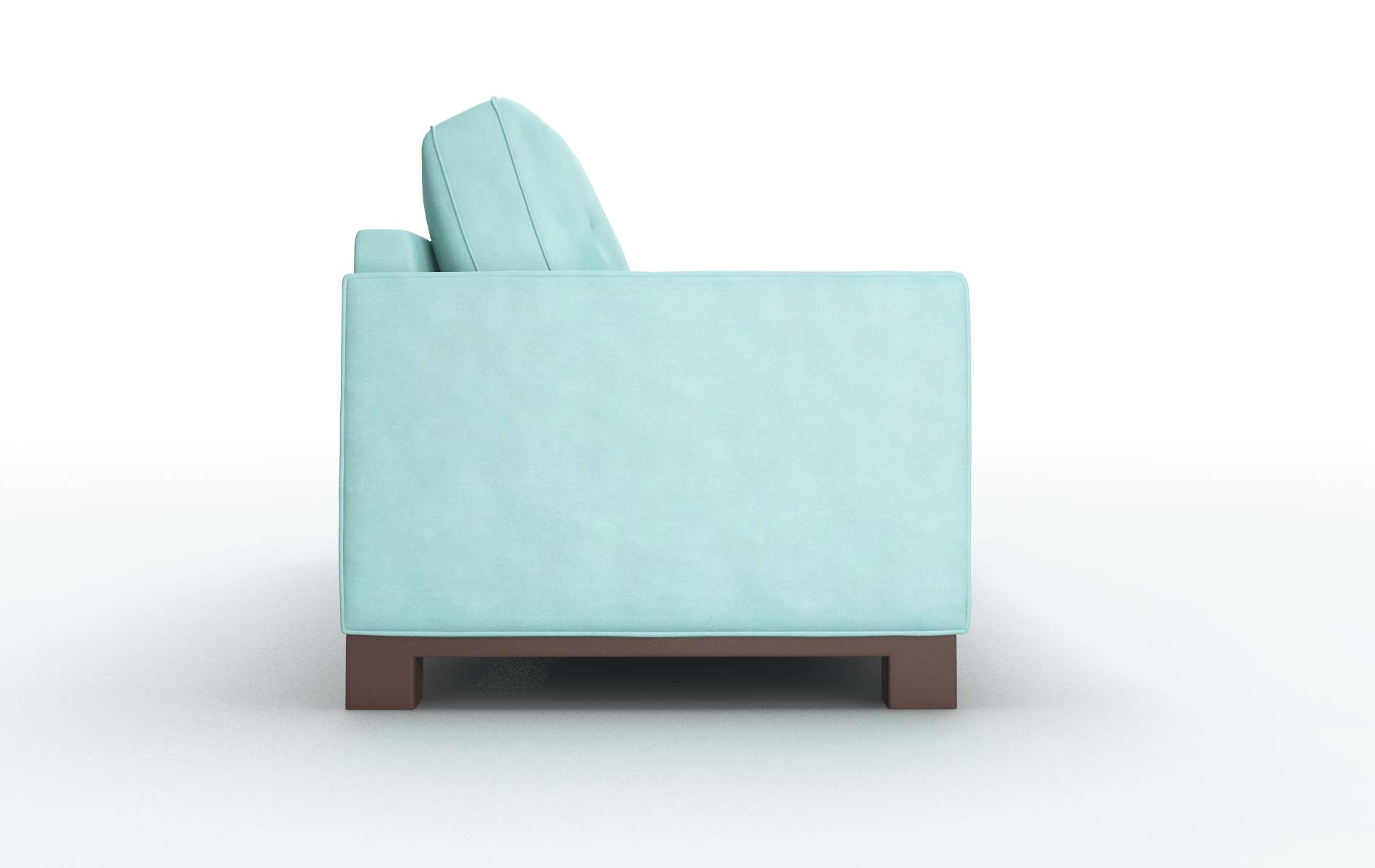 Syros Curious Turquoise Sofa espresso legs 3