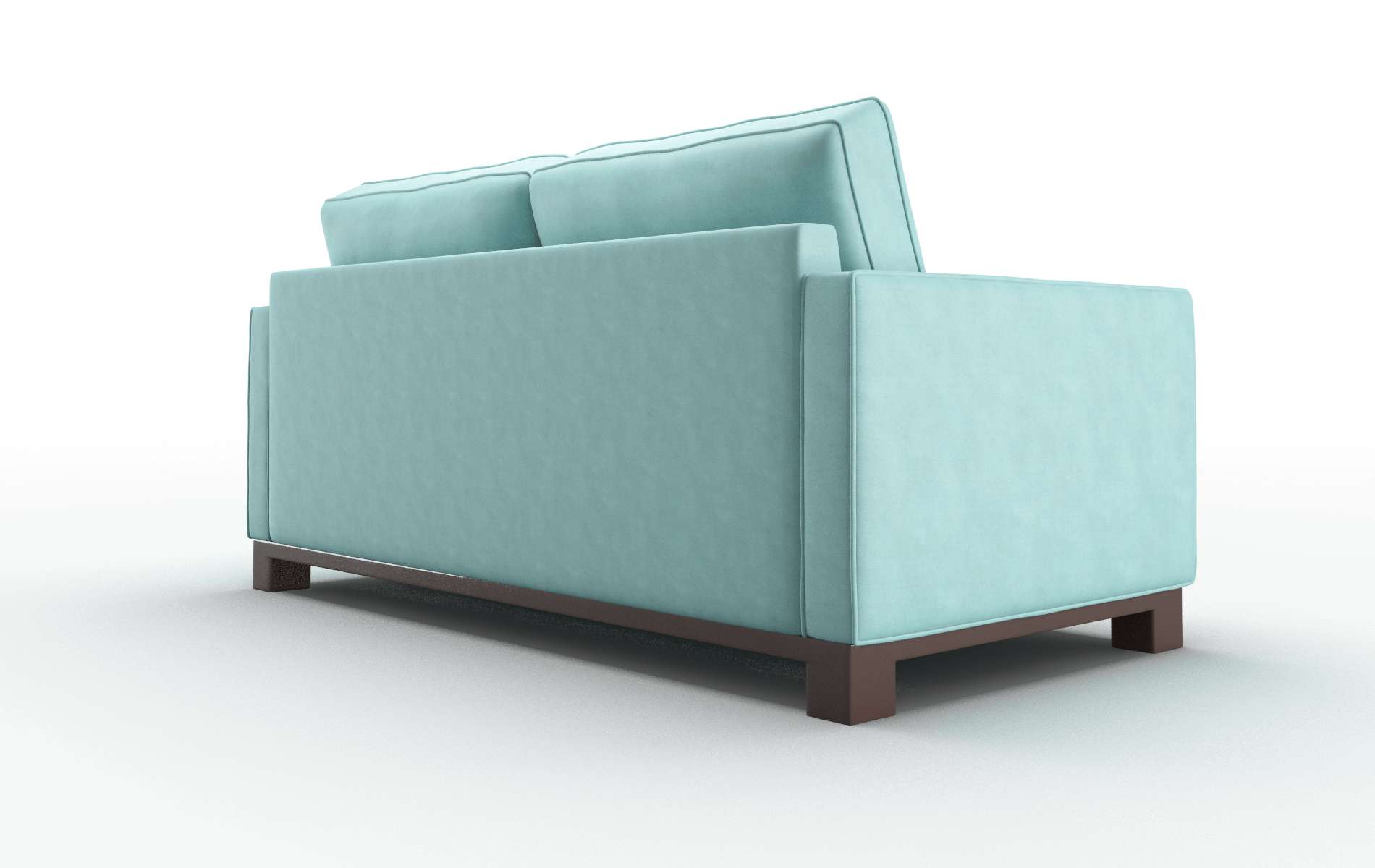 Syros Curious Turquoise Sofa espresso legs 5